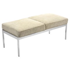 Banc Steelcase à la manière de Florence Knoll