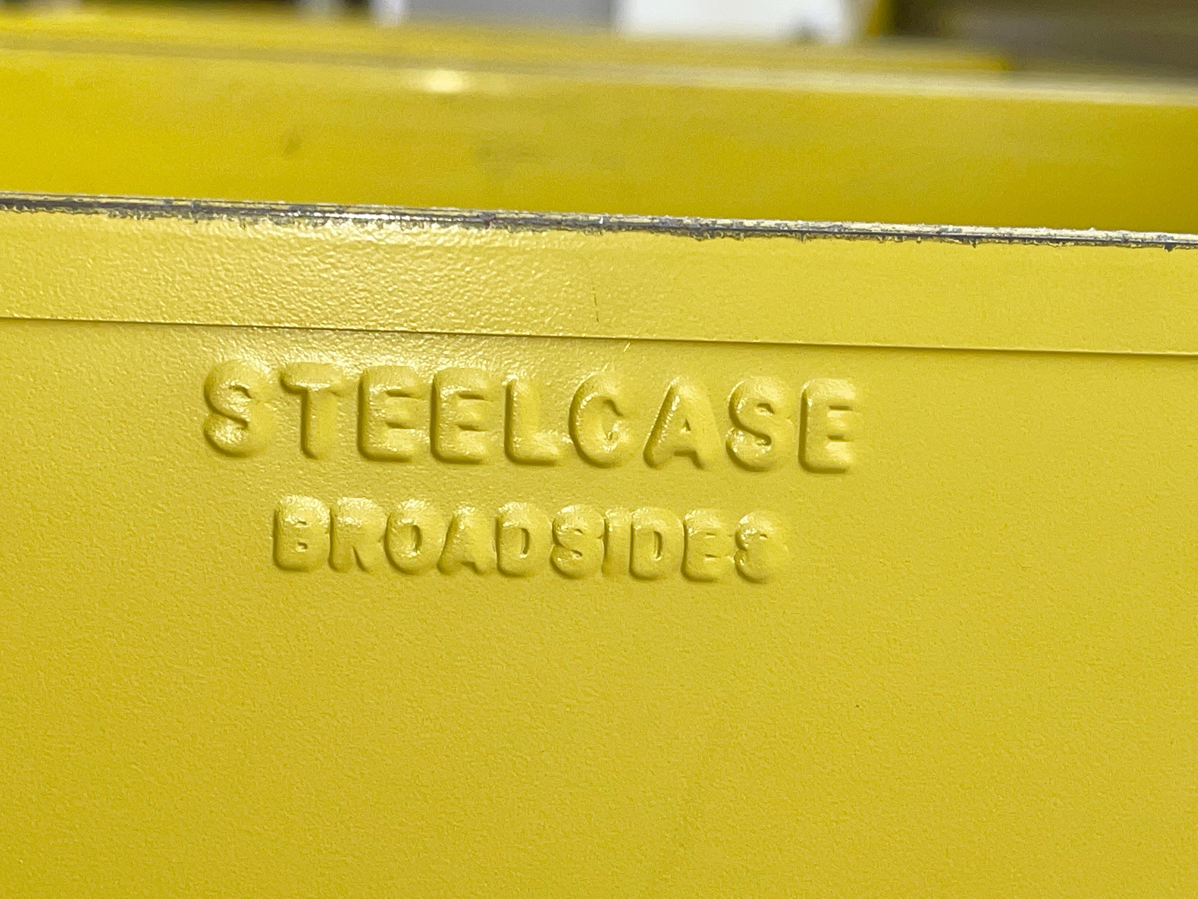 Steelcase Broadside Lateral File Cabinet on Chrome Base (2 avail) For Sale 13