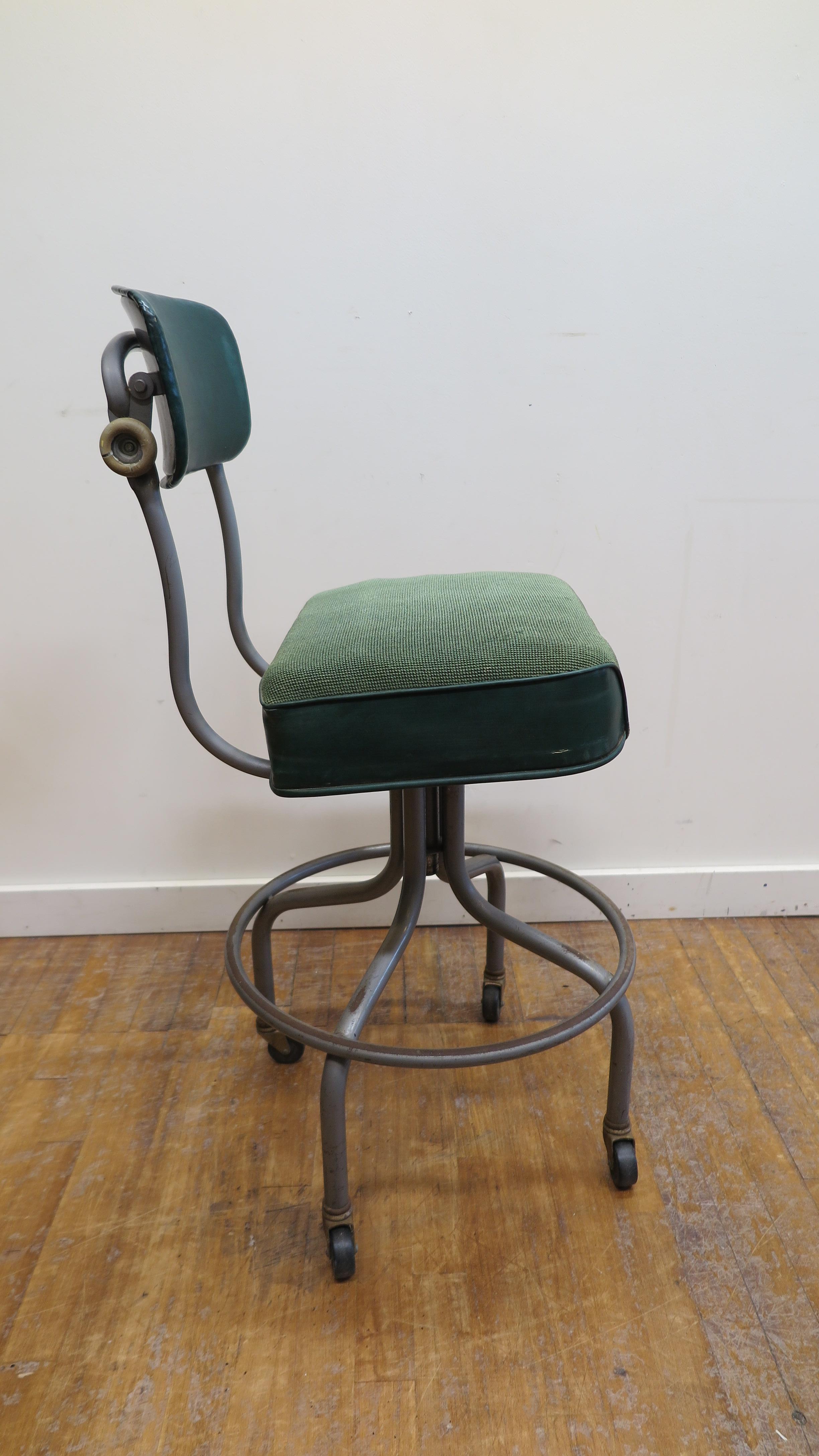 mid century drafting chair
