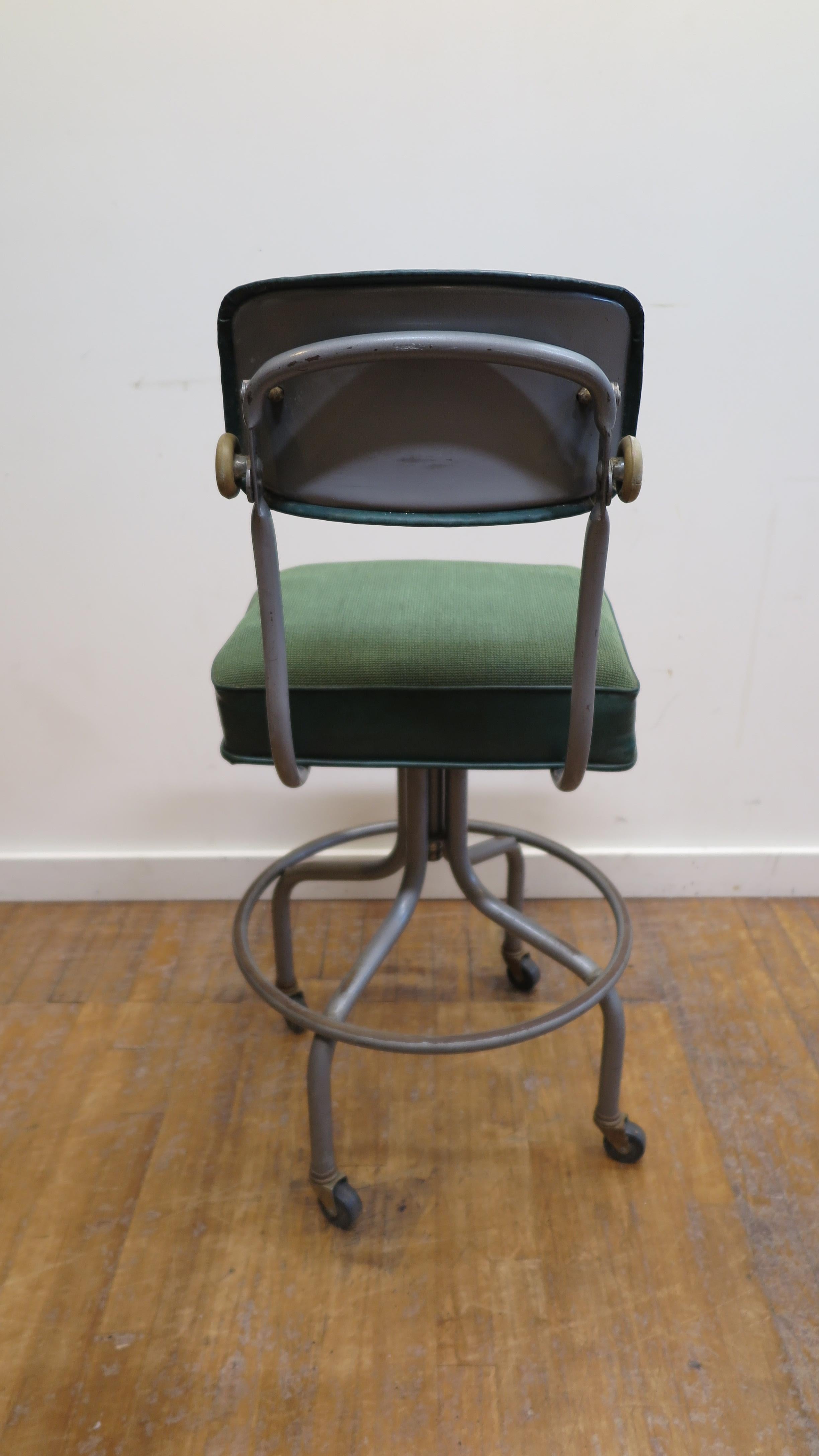 mid century modern drafting chair