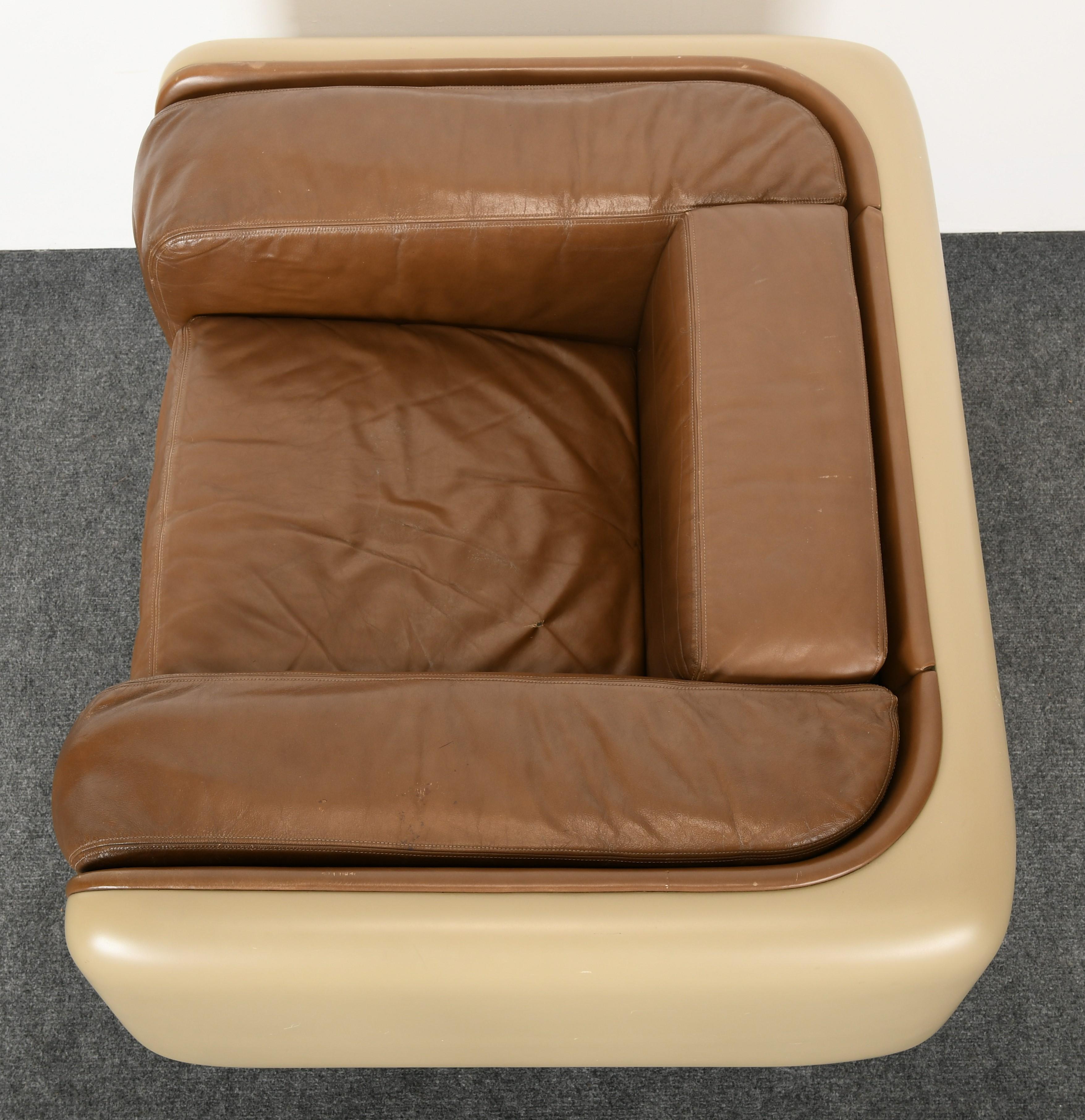 Steelcase Lounge Chair Designed by William Andrus, 1970s In Good Condition In Hamburg, PA