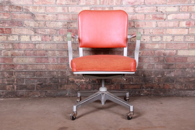 Steelcase MidCentury Modern Office Desk Chair, 1963 at 1stDibs