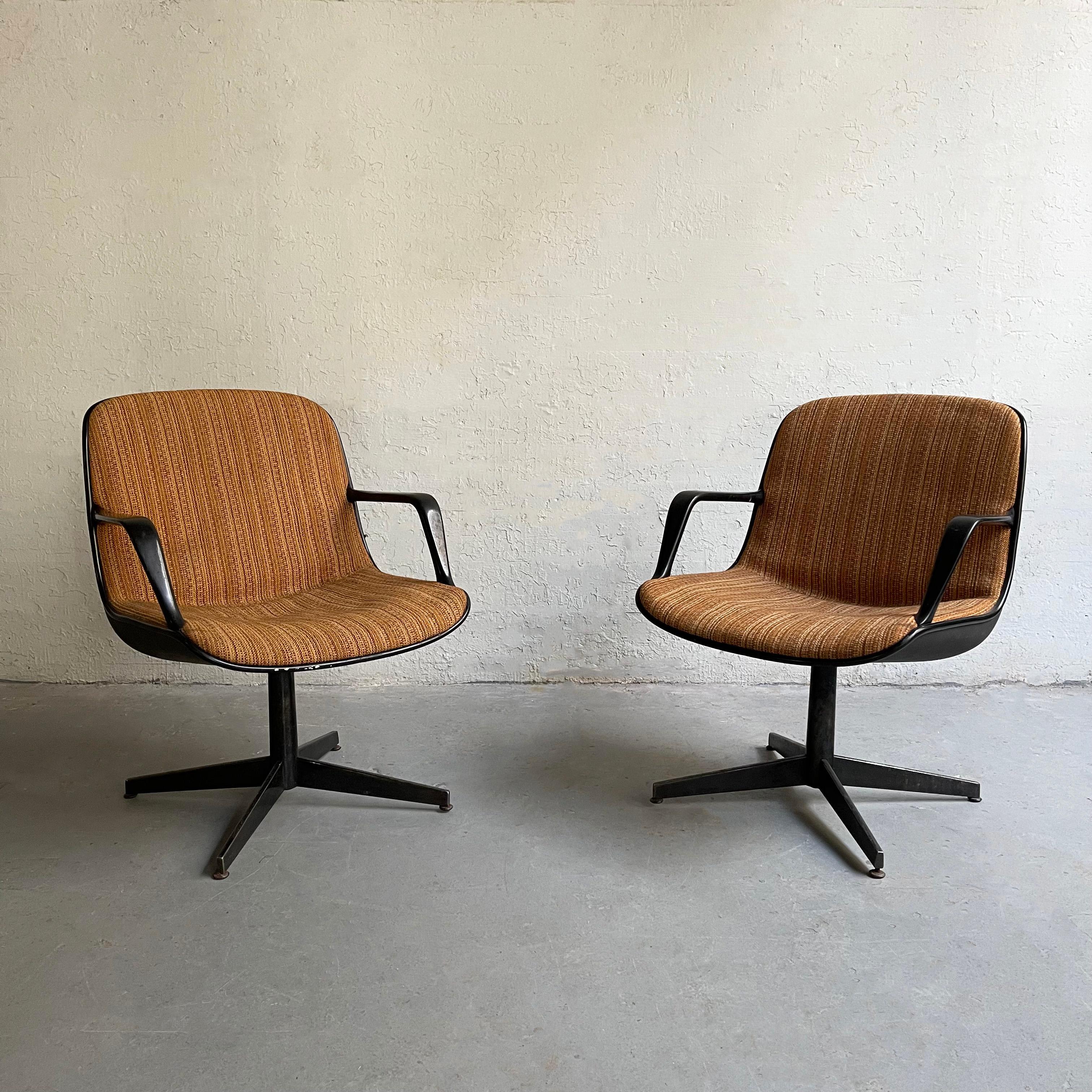 Steelcase Office Armchairs Model #451 In Good Condition For Sale In Brooklyn, NY