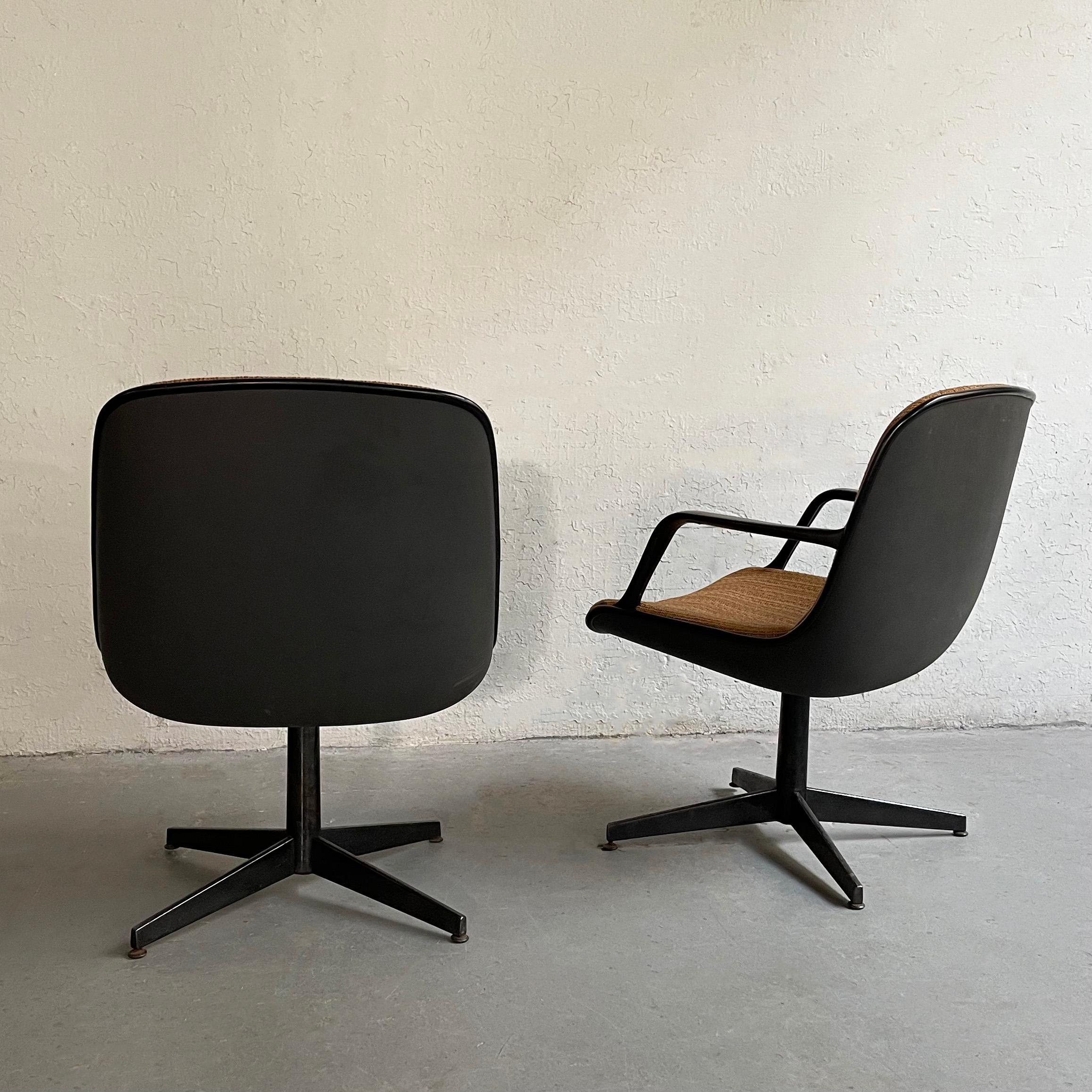20th Century Steelcase Office Armchairs Model #451 For Sale