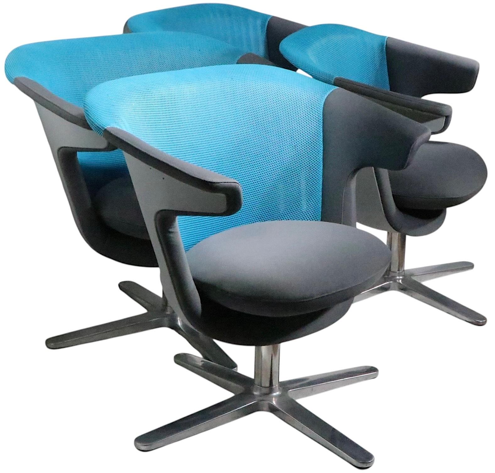 Metallo Steelcase Post Modern  i2i Sedie girevoli per ufficio da pranzo c 2013  4 disponibili in vendita