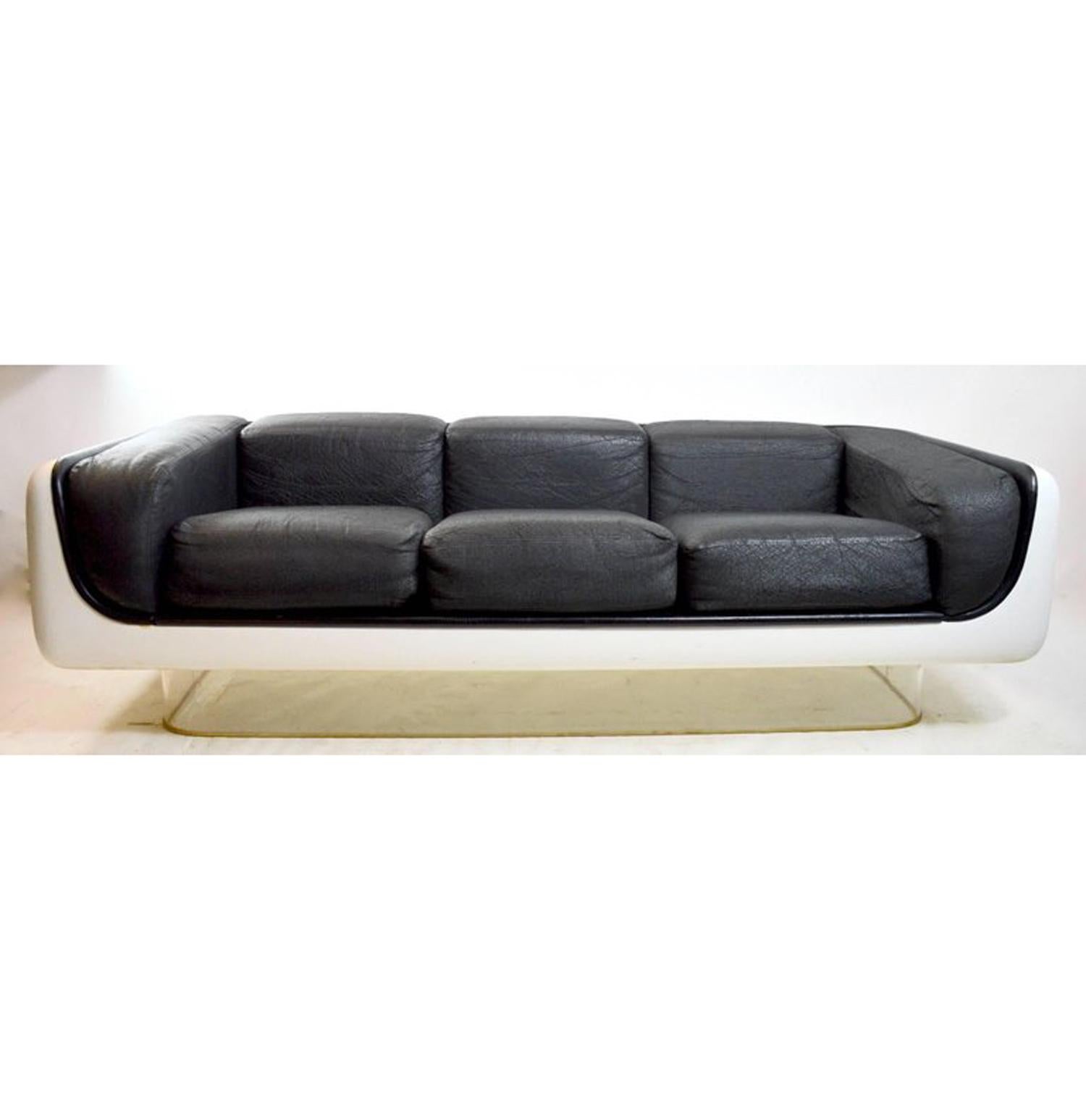 Mid-Century Modern Steelcase Soft Seating Sofa by William Andrus