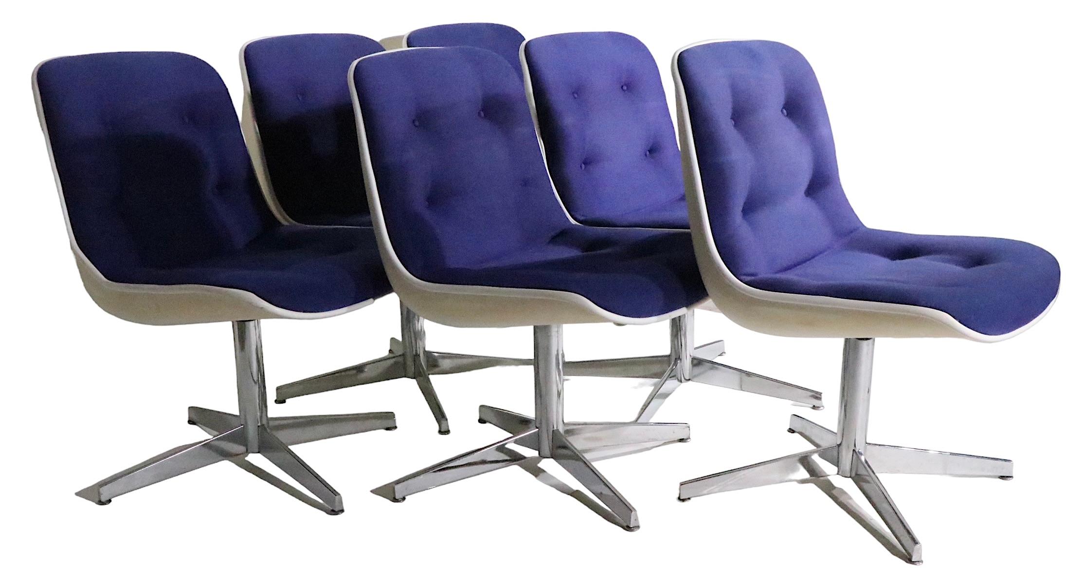 Steelcase Swivel  Chairs in the style of Pollack c.1970's 6 available For Sale 7