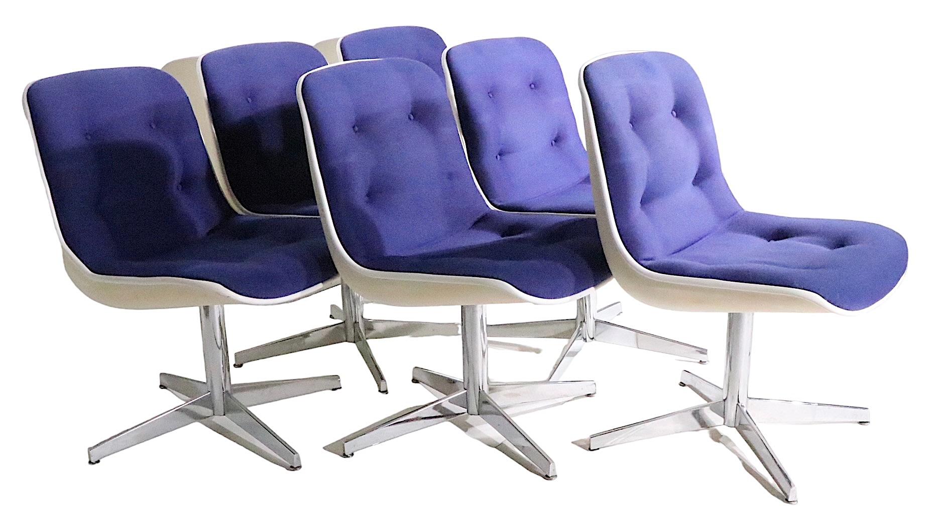 Steelcase Swivel  Chairs in the style of Pollack c.1970's 6 available For Sale 8