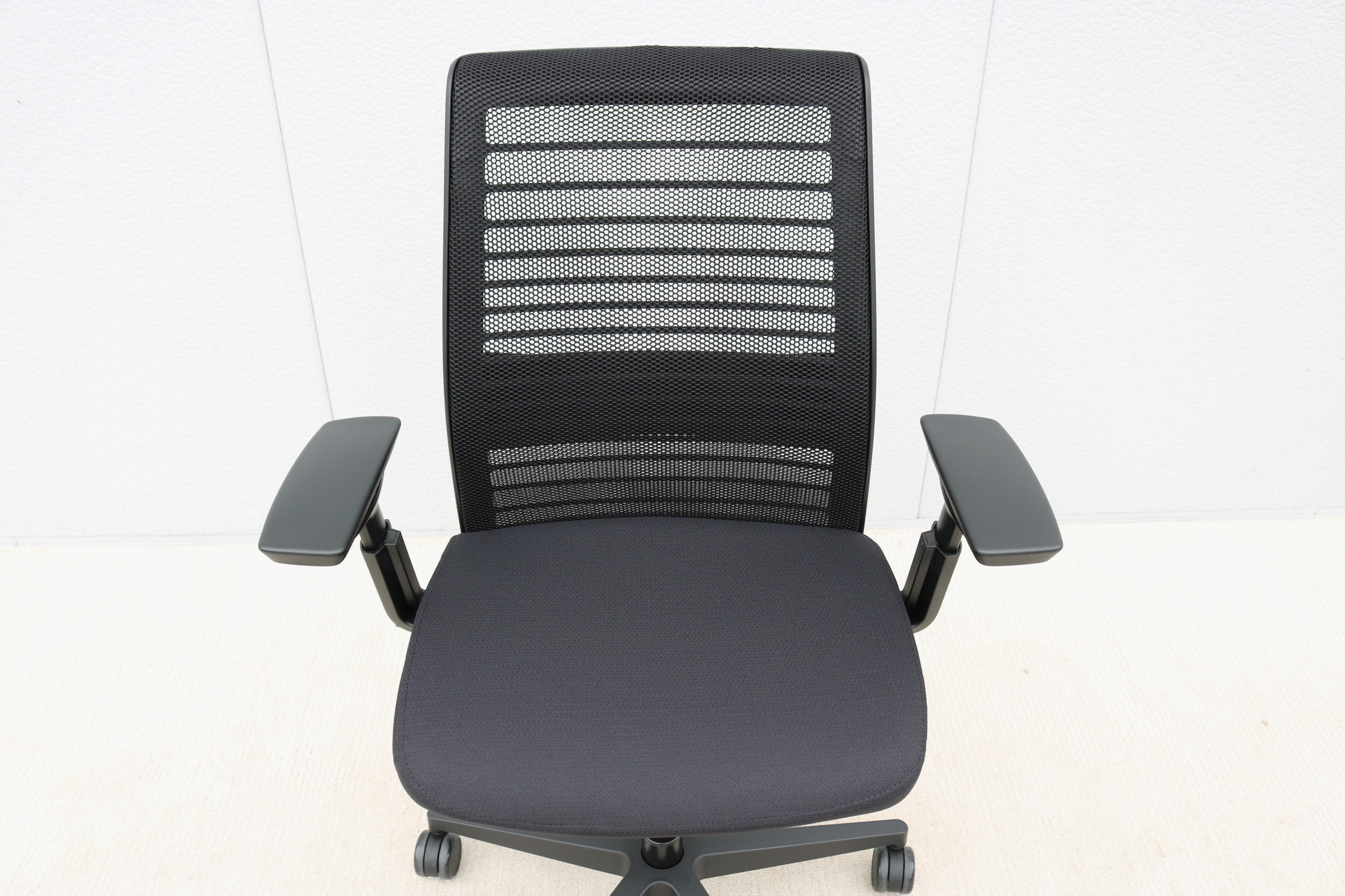Steelcase Think V2 Ergonomic Executive Chair New Model Black Fabric, Brand New 6