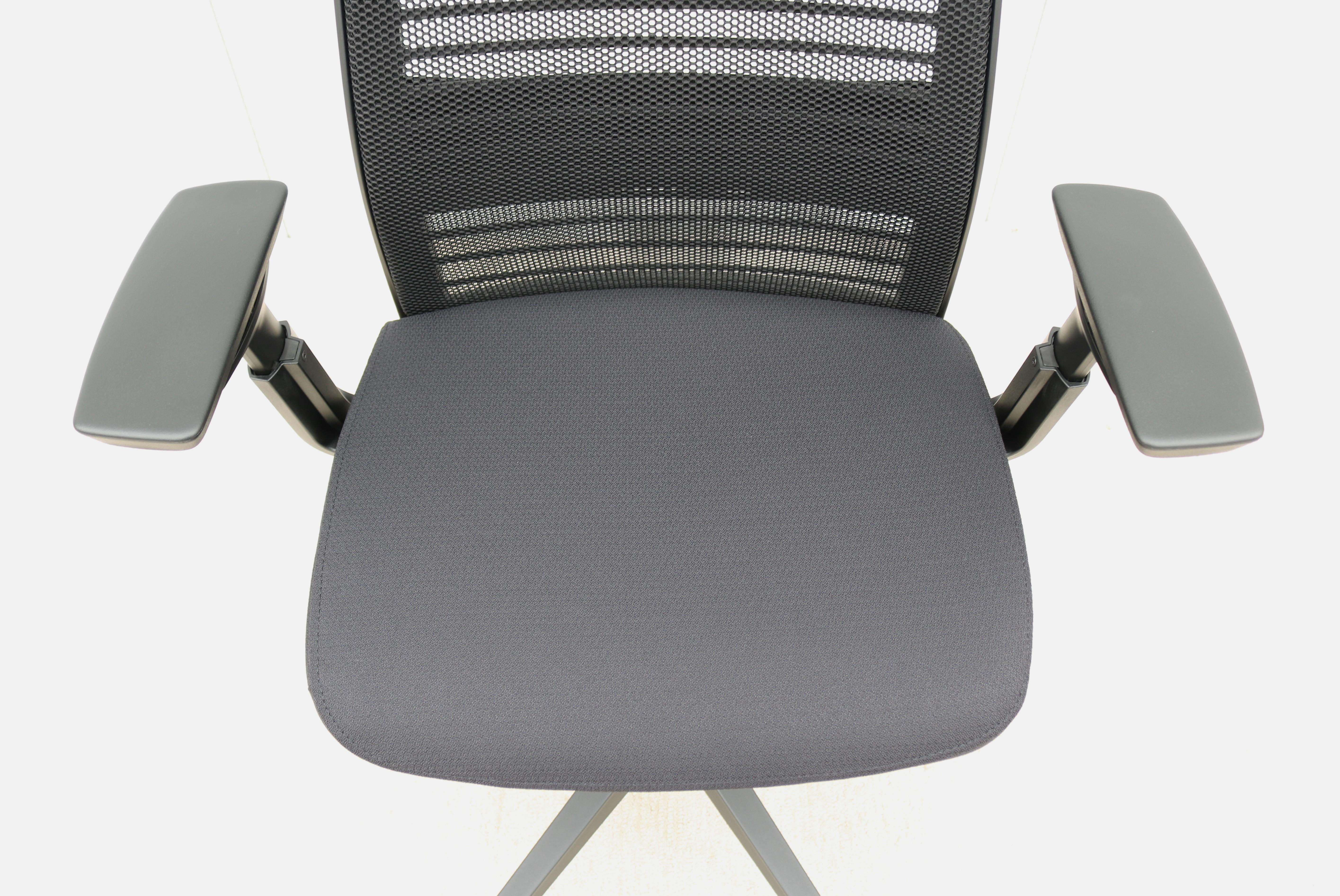 Steelcase Think V2 Ergonomic Executive Chair New Model Black Fabric, Brand New 7