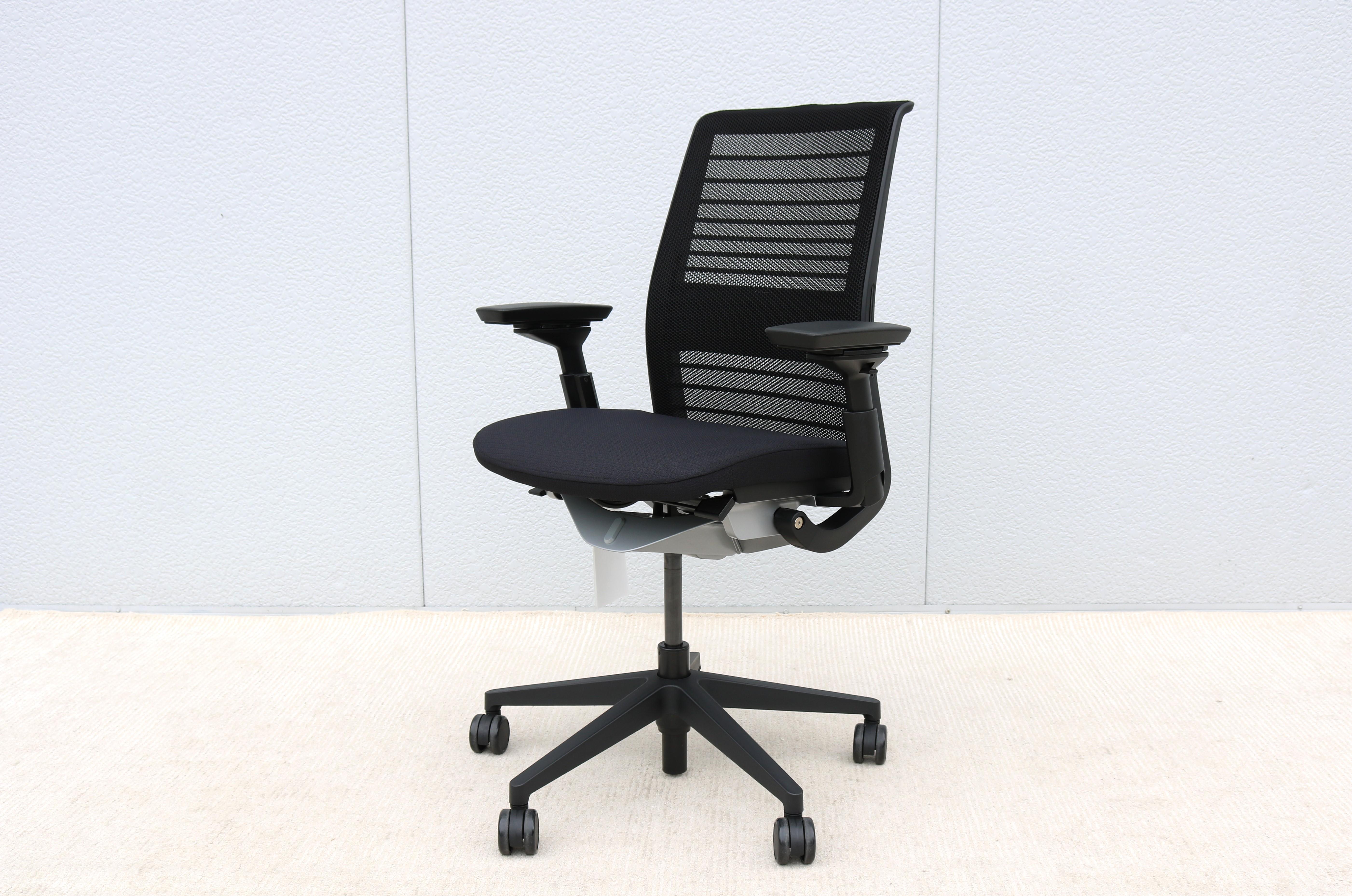 Steelcase Think V2 Ergonomic Executive Chair New Model Black Fabric, Brand New 1