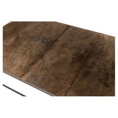 Steelframe coffee table, bespoke, oak or walnut top