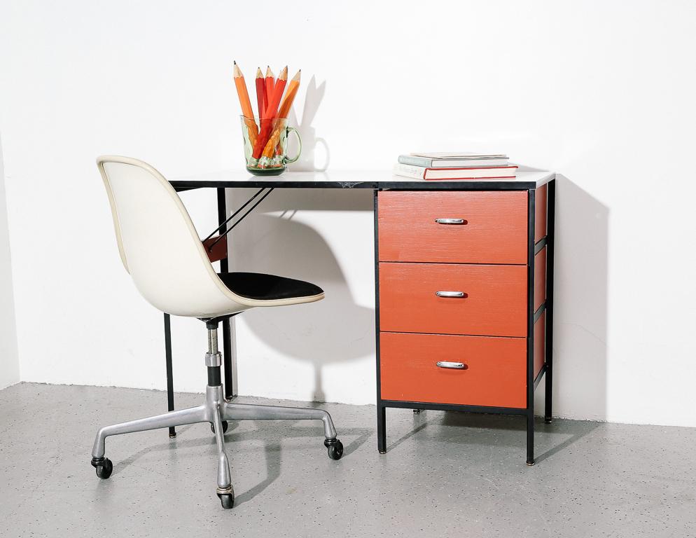 Mid-20th Century Steel Frame Desk by George Nelson