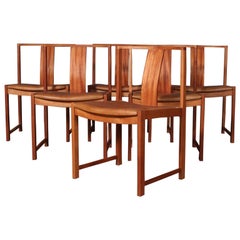 Steen Eiler Rasmussen - Ensemble de six chaises de salle à manger