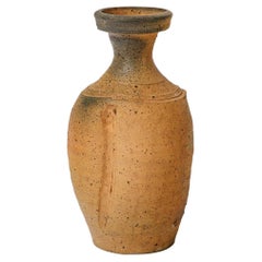 Steen Kepp 20 CENTURY DESIGN Vase en céramique brun et noir 1970 La Borne