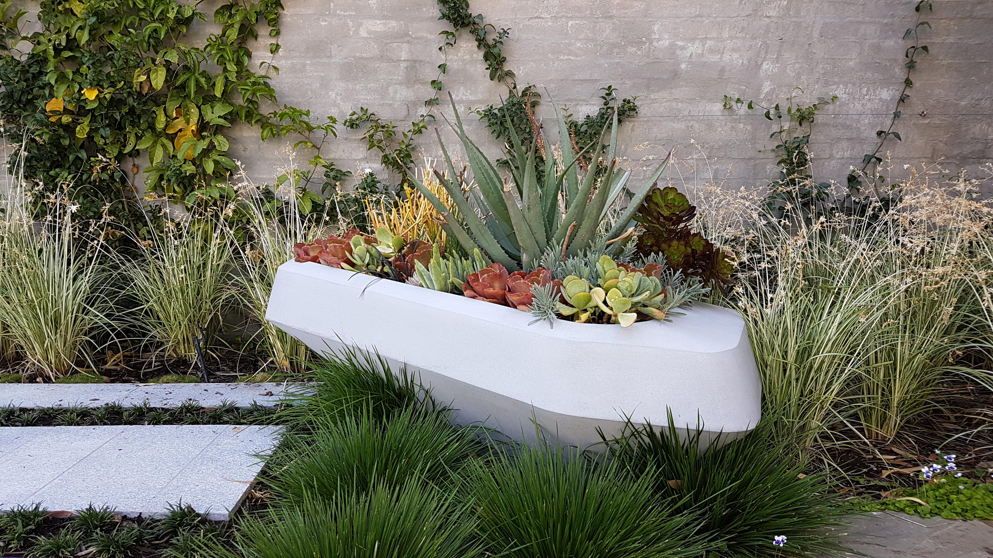 Jardinera grande de terracota Steen de Indigenus Otro en venta