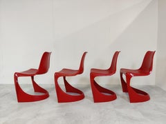 Steen Ostegaard Model 290 Chairs for Cado, Set of 4, 1970s