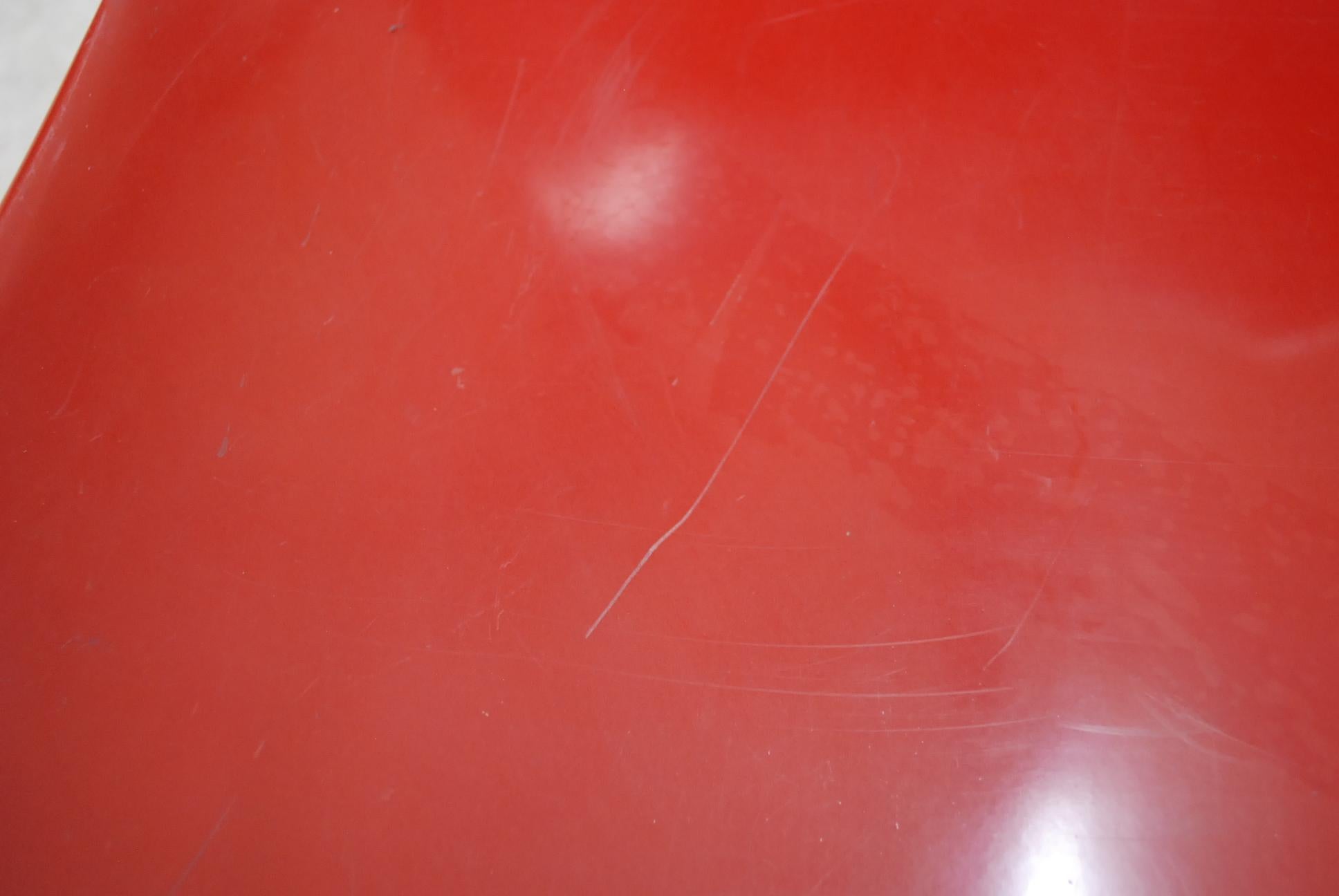 Paire de chaises rouges Steen Ostergaard Modèle 290 pour Cado, 1970 en vente 2