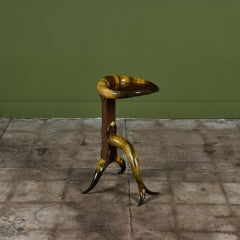 Steer Horn Drink Table
