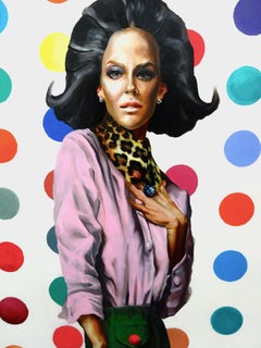 « Fourre-tout Flesh Totes ! » Stef Duffy Huile figurative sur lin, Série n° 1/8 2017