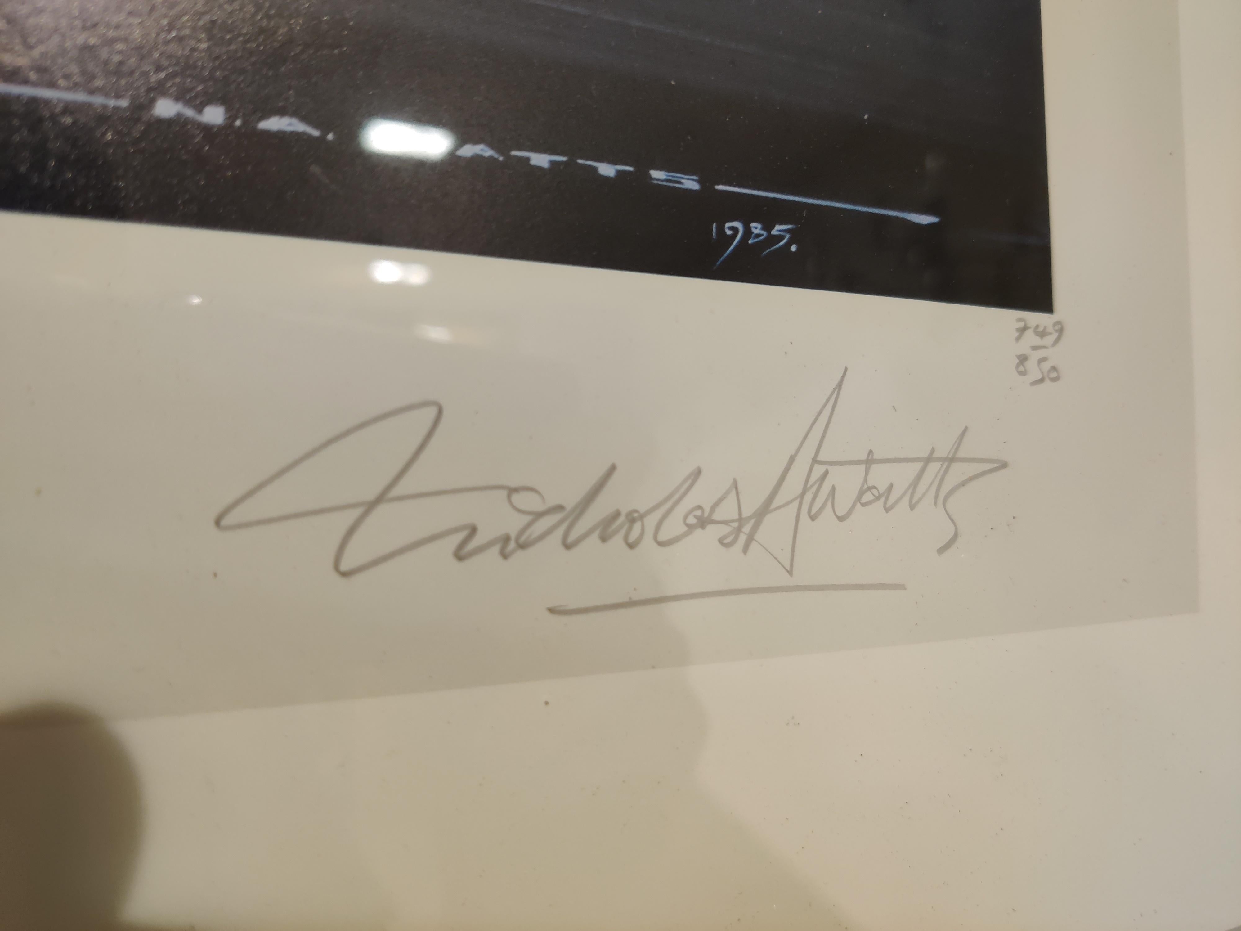 Stefan Bellof, Derek Bell and Jochen Mass Signed Print by Nicholas Watts For Sale 2