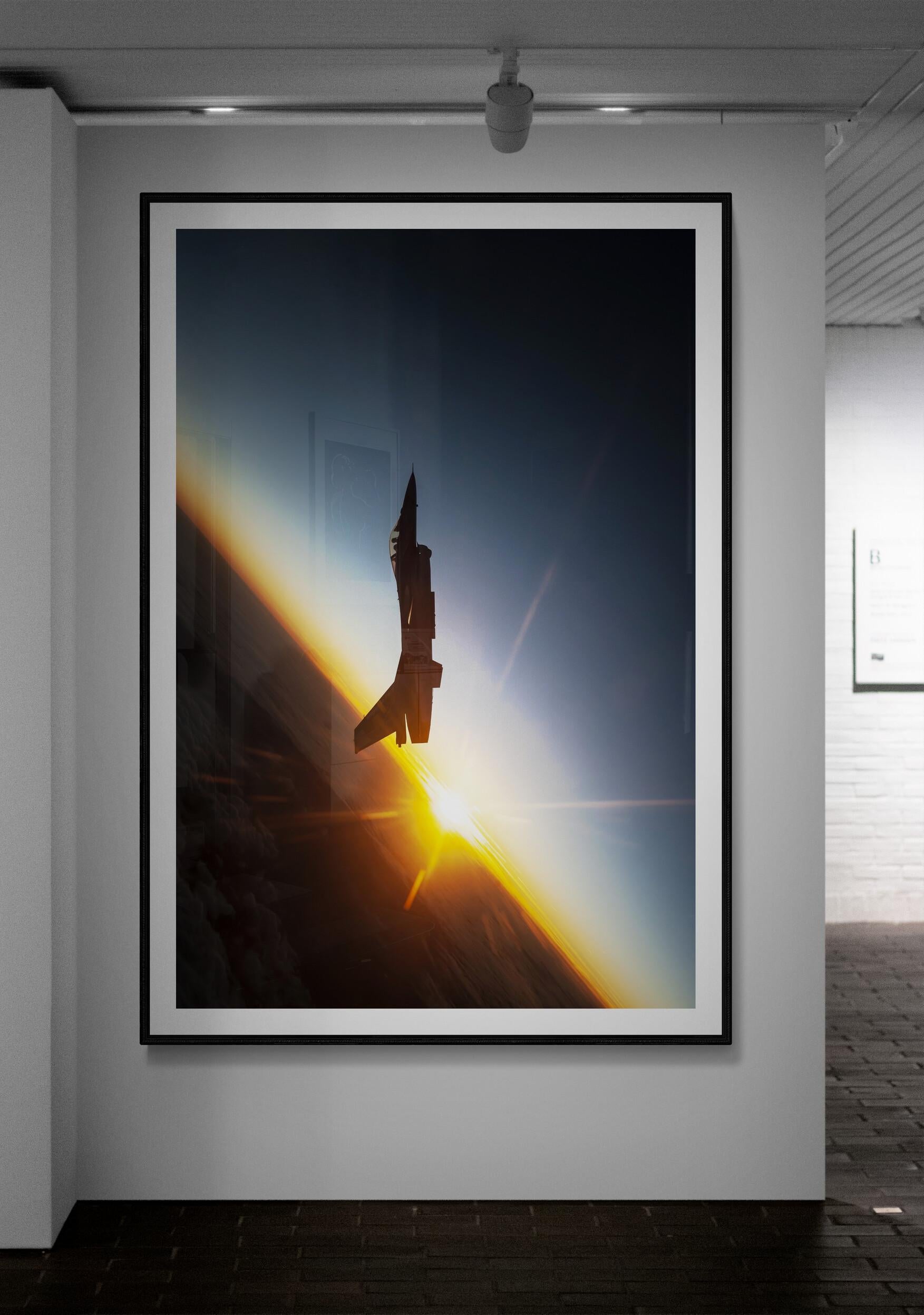 Aerobatics at dusk, Belgium 2013 - # 1 / 7 Limited Edition Fine Art Photography For Sale 1