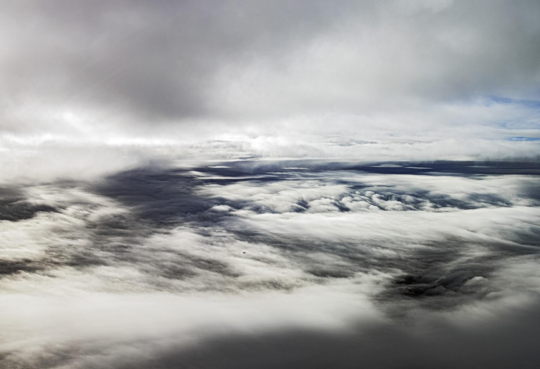 Stefan Darte Landscape Photograph - Lost in clouds, UK channel 2014 - # 1 / 7 Limited Edition Fine Art Photography