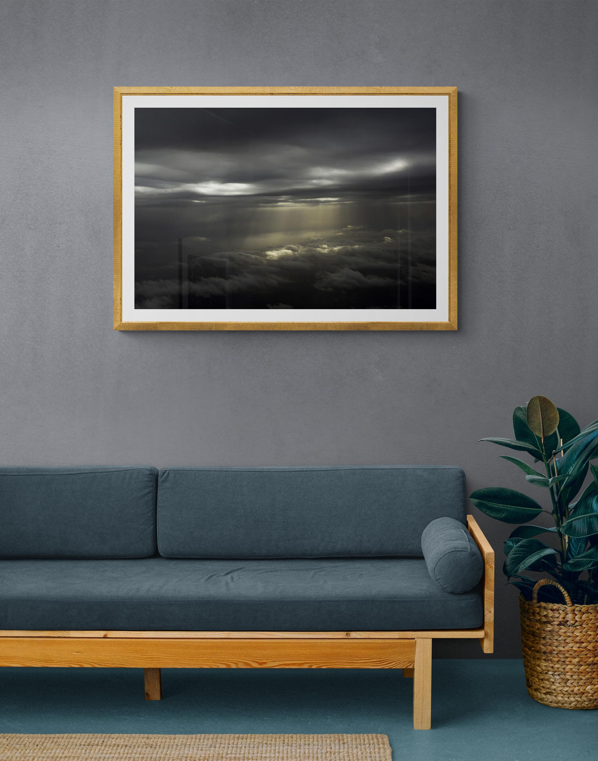 Sunrays in the clouds, Afghanistan 2012 - Limited Edition Fine Art Photography For Sale 1