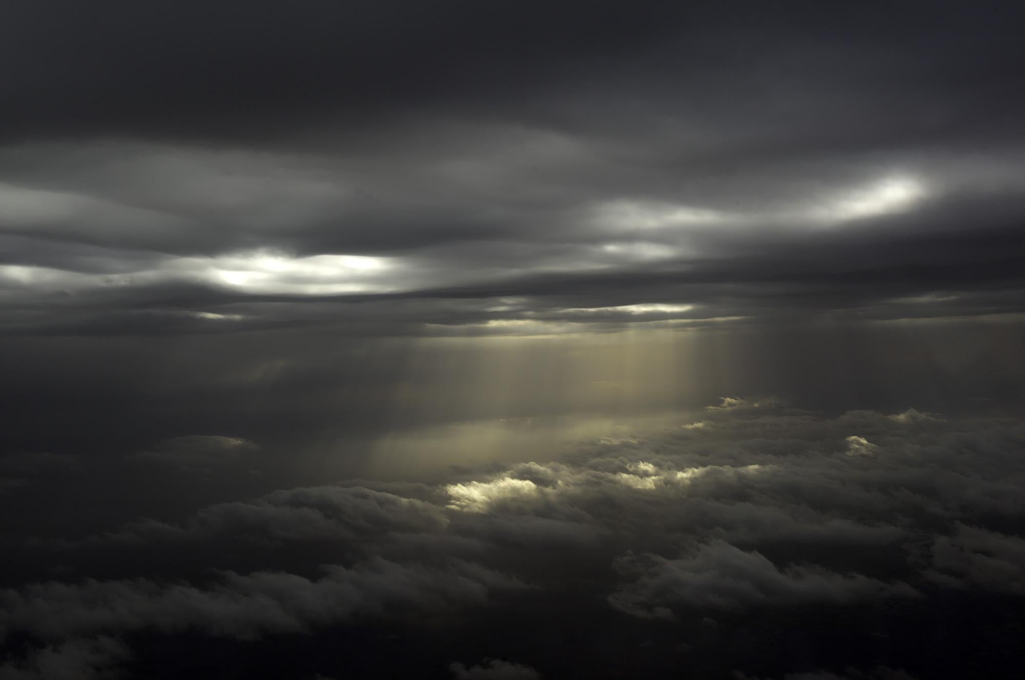 Sunrays in the clouds, Afghanistan 2012 - Limited Edition Fine Art Photography