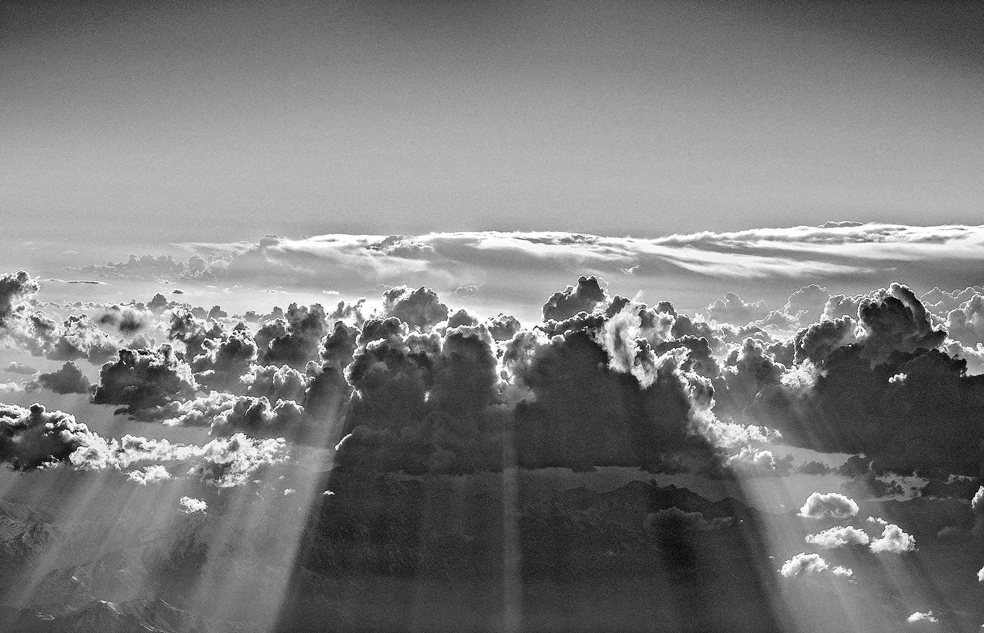 Sunrays through the clouds, Afghanistan 2012 - Limited Ed Fine Art Photography