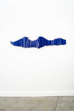 Soul Gate 48 (Diptych) - brillant, ruban, acier peint par poudrage, sculpture murale