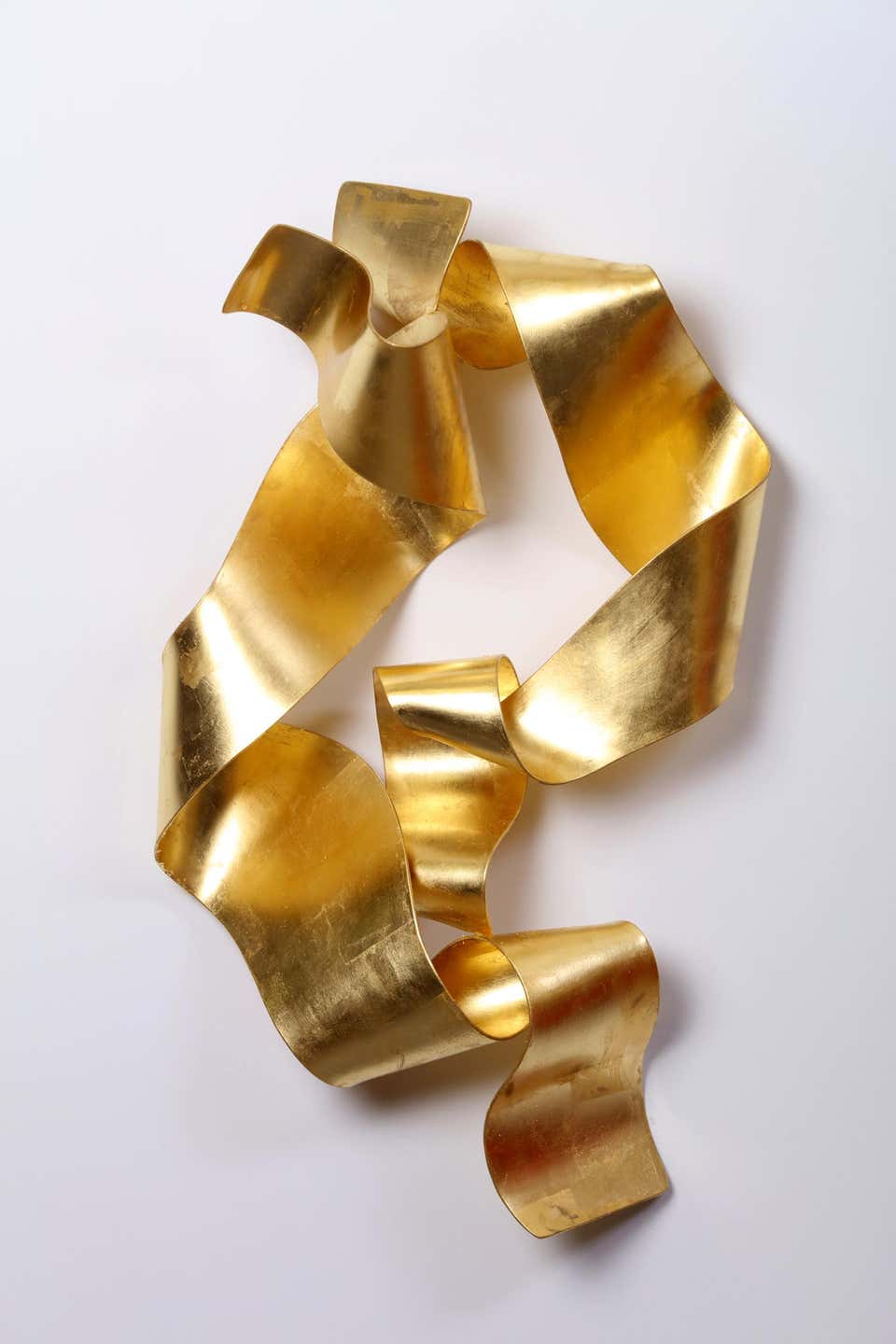 Metal Ribbon Sculpture - 141 For Sale on 1stDibs | metal ribbon wall ...