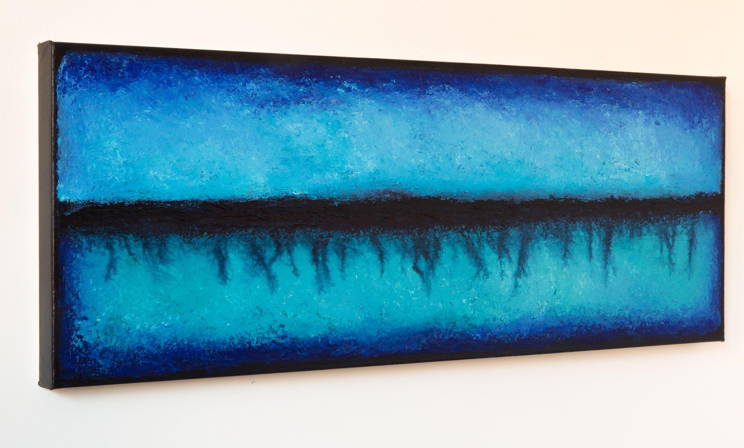 Blue horizon  - 2, Painting, Acrylic on Canvas 2