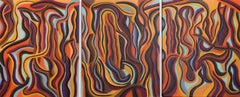 Earth rhythms  - 5, Painting, Acrylic on Canvas