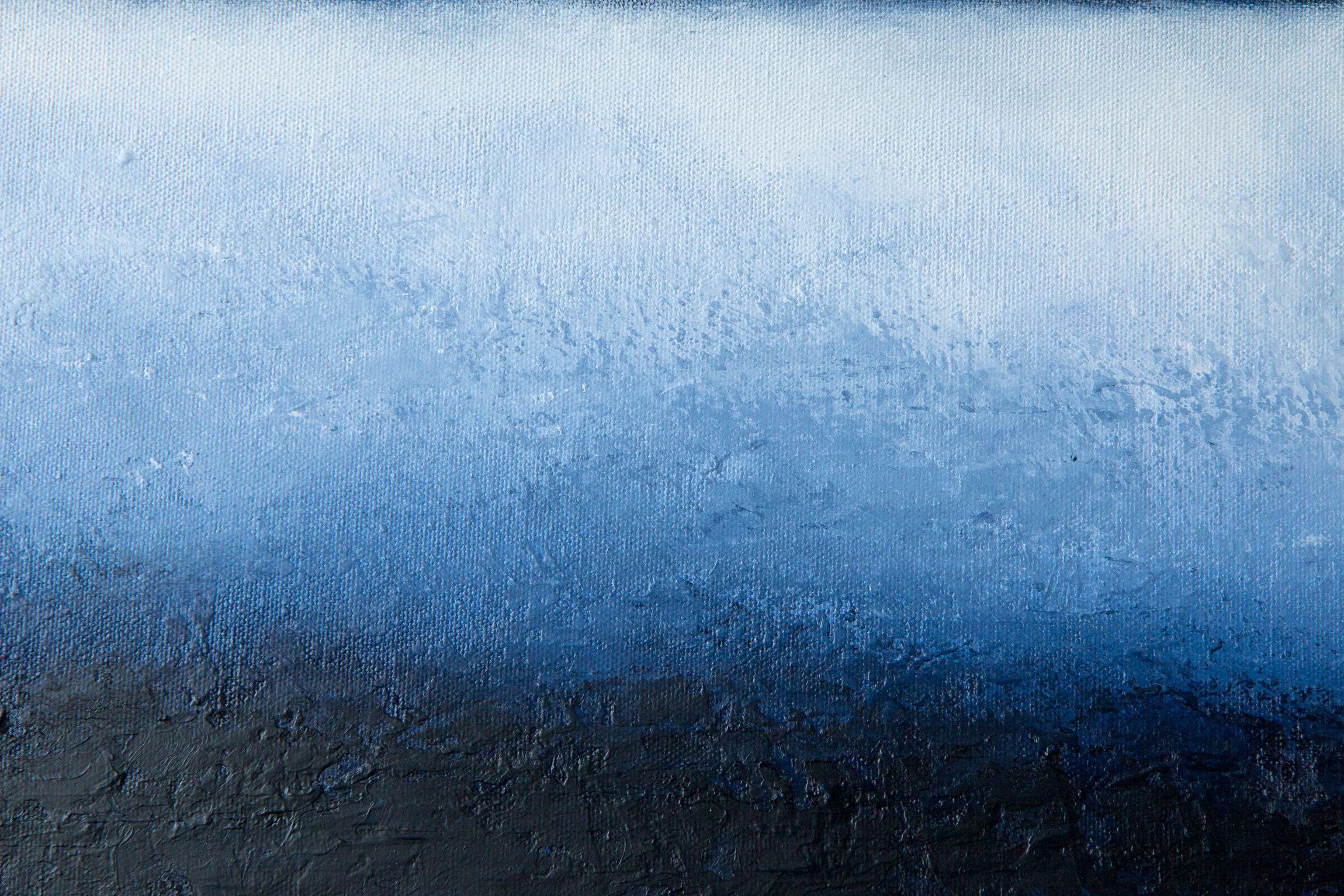 Frozen horizon, Painting, Acrylic on Canvas For Sale 1