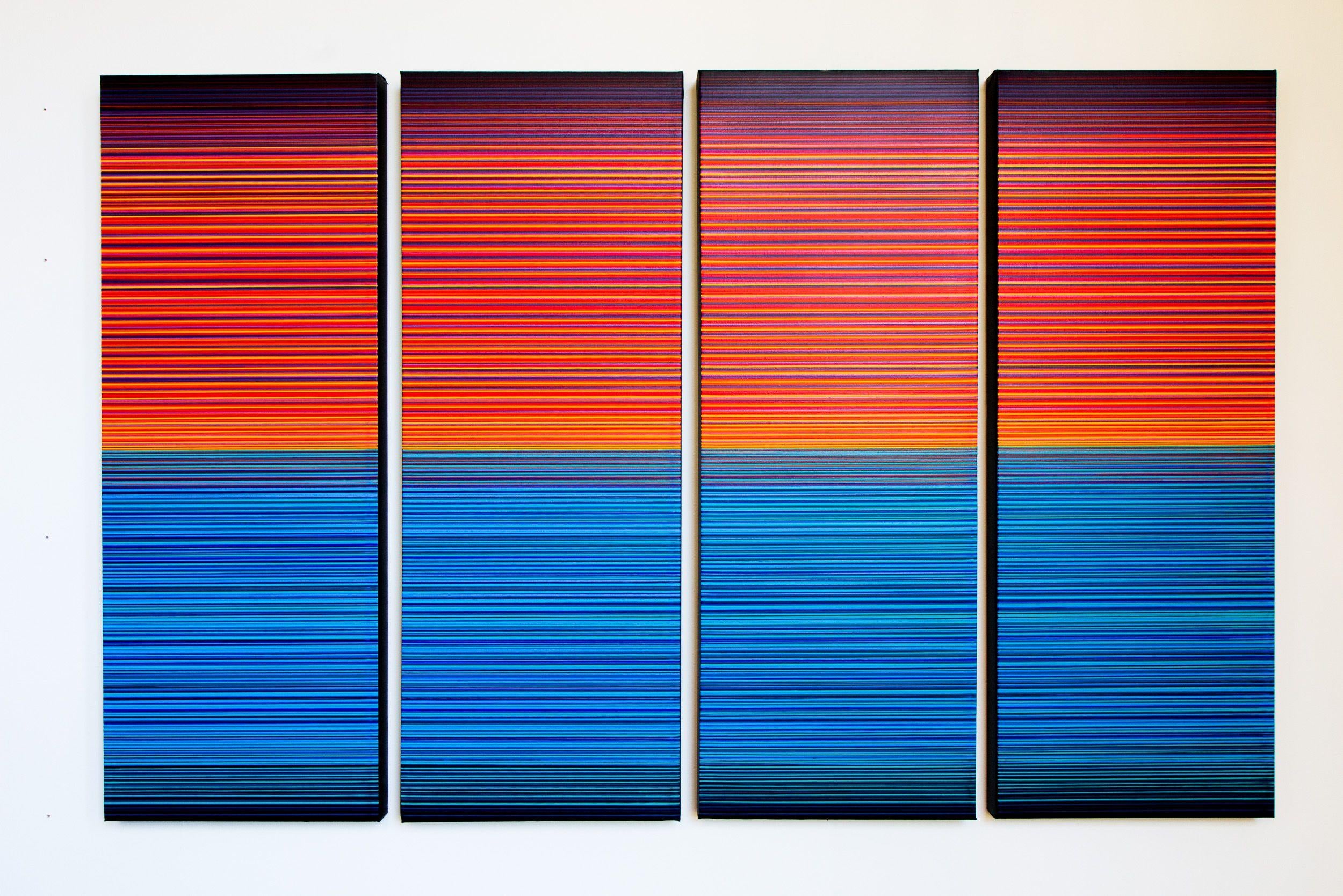 Progressione logica  - 41, Pittura, Acrilico su tela - Painting di Stefan Fierros
