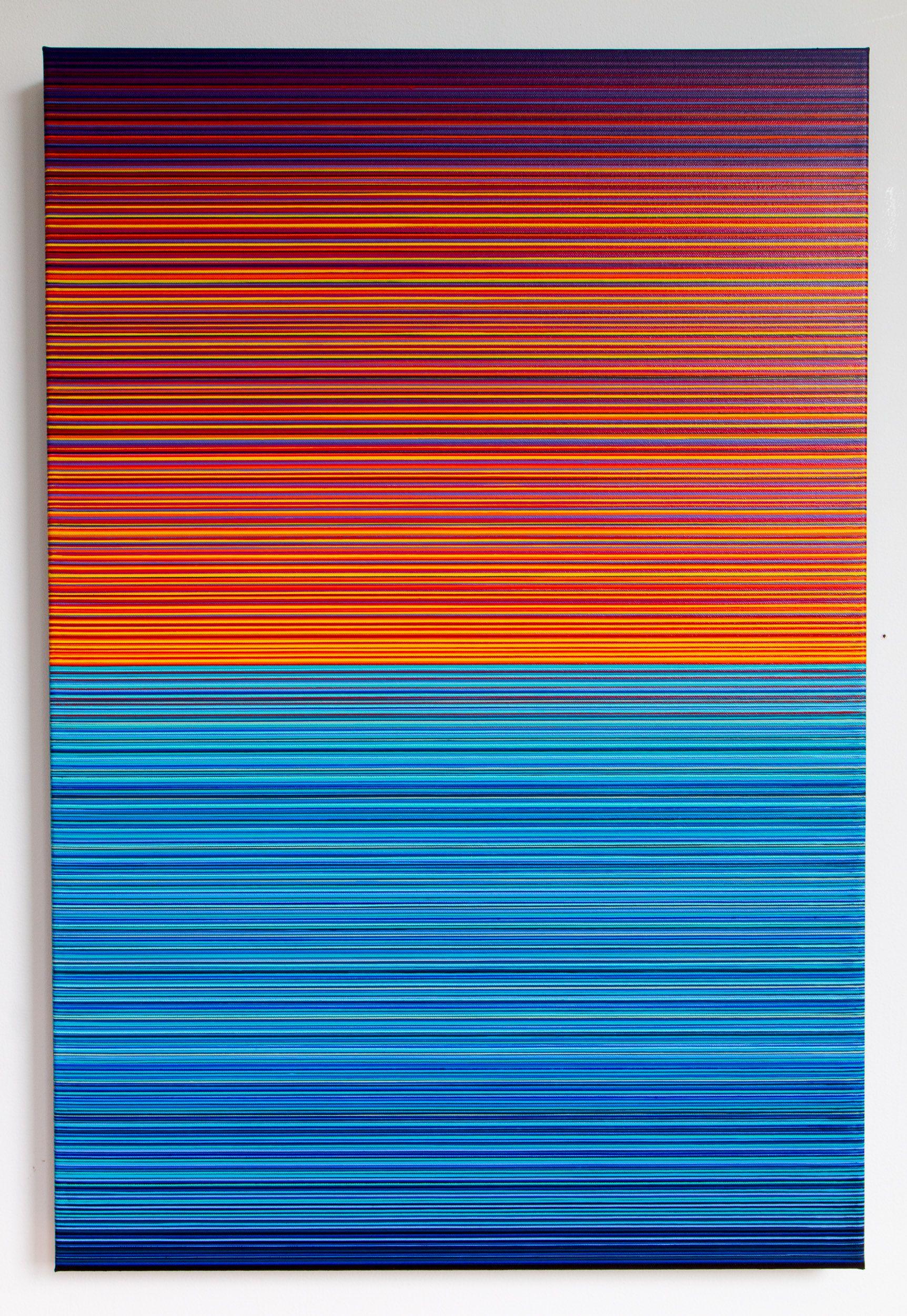 Progressione logica - 42, Pittura, Acrilico su tela - Painting di Stefan Fierros