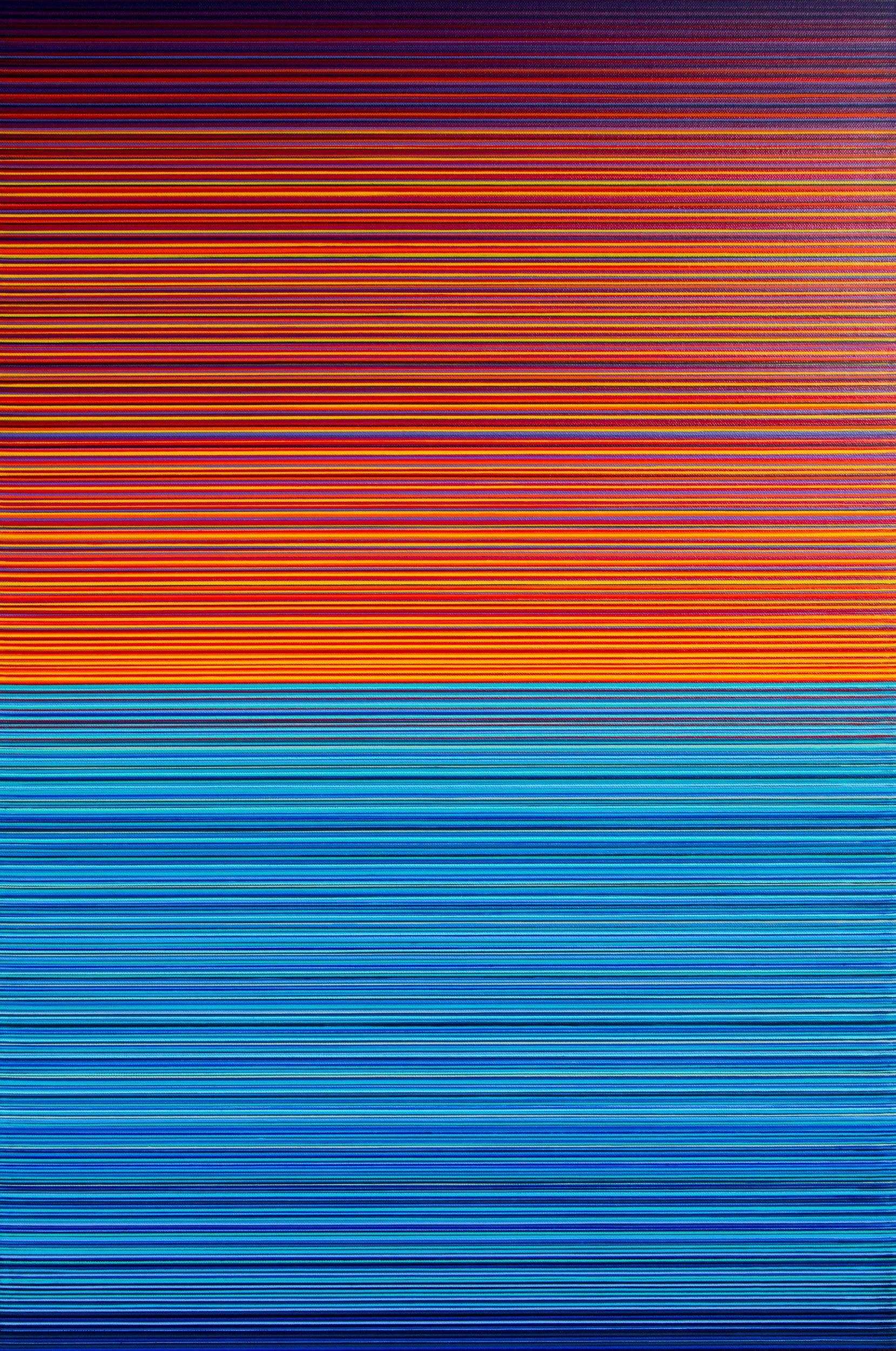 Abstract Painting di Stefan Fierros - Progressione logica - 42, Pittura, Acrilico su tela