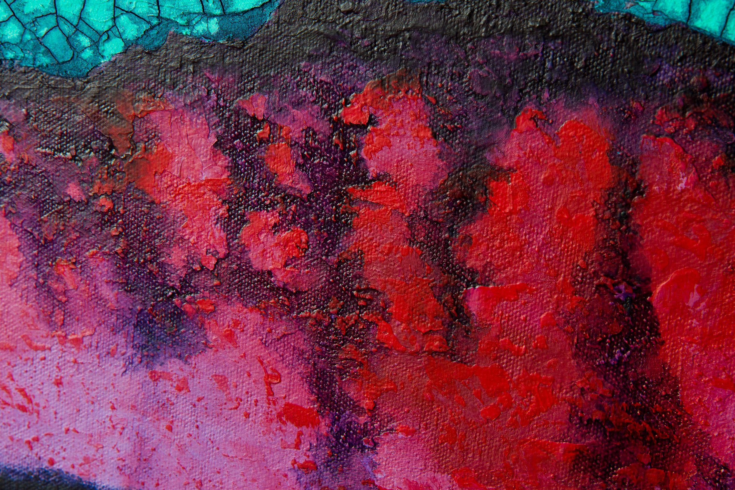 Merging Worlds - 3, Painting, Acrylic on Canvas For Sale 2