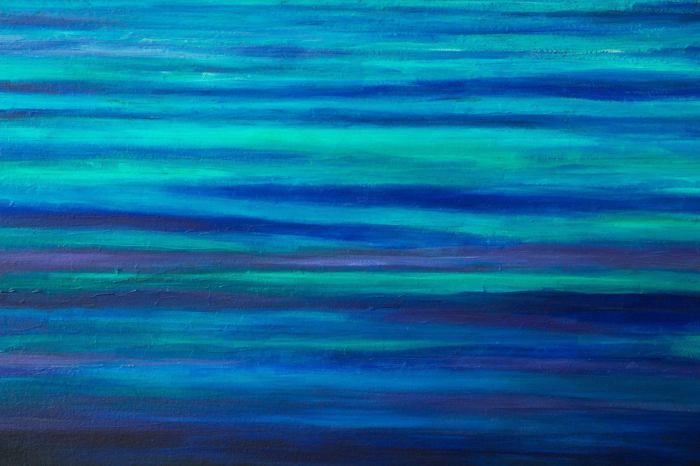 Bureau serein, peinture, acrylique sur toile en vente 1