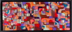 Synthese  Gemälde – 3, Acryl auf Leinwand