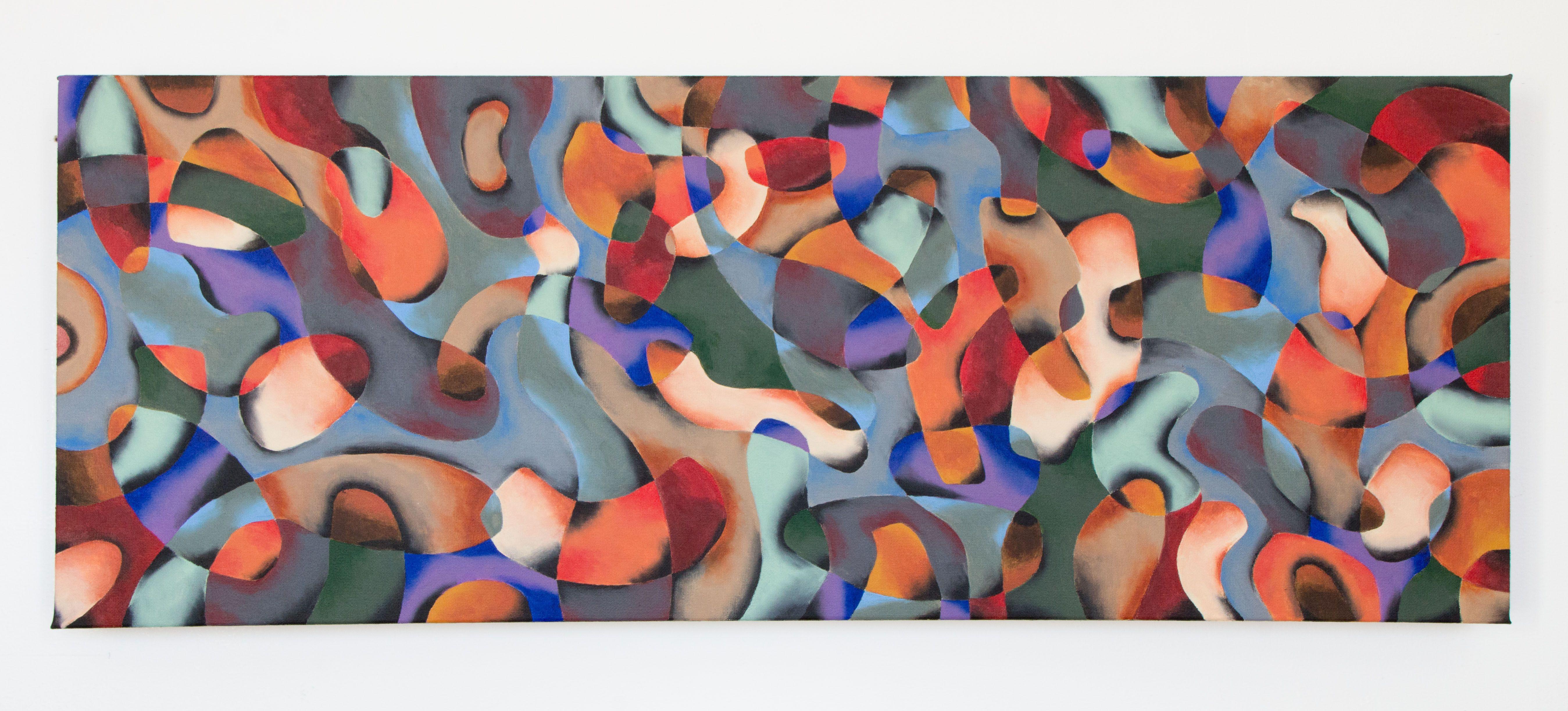 Sintesi  - 6, Pittura, Acrilico su tela - Painting di Stefan Fierros