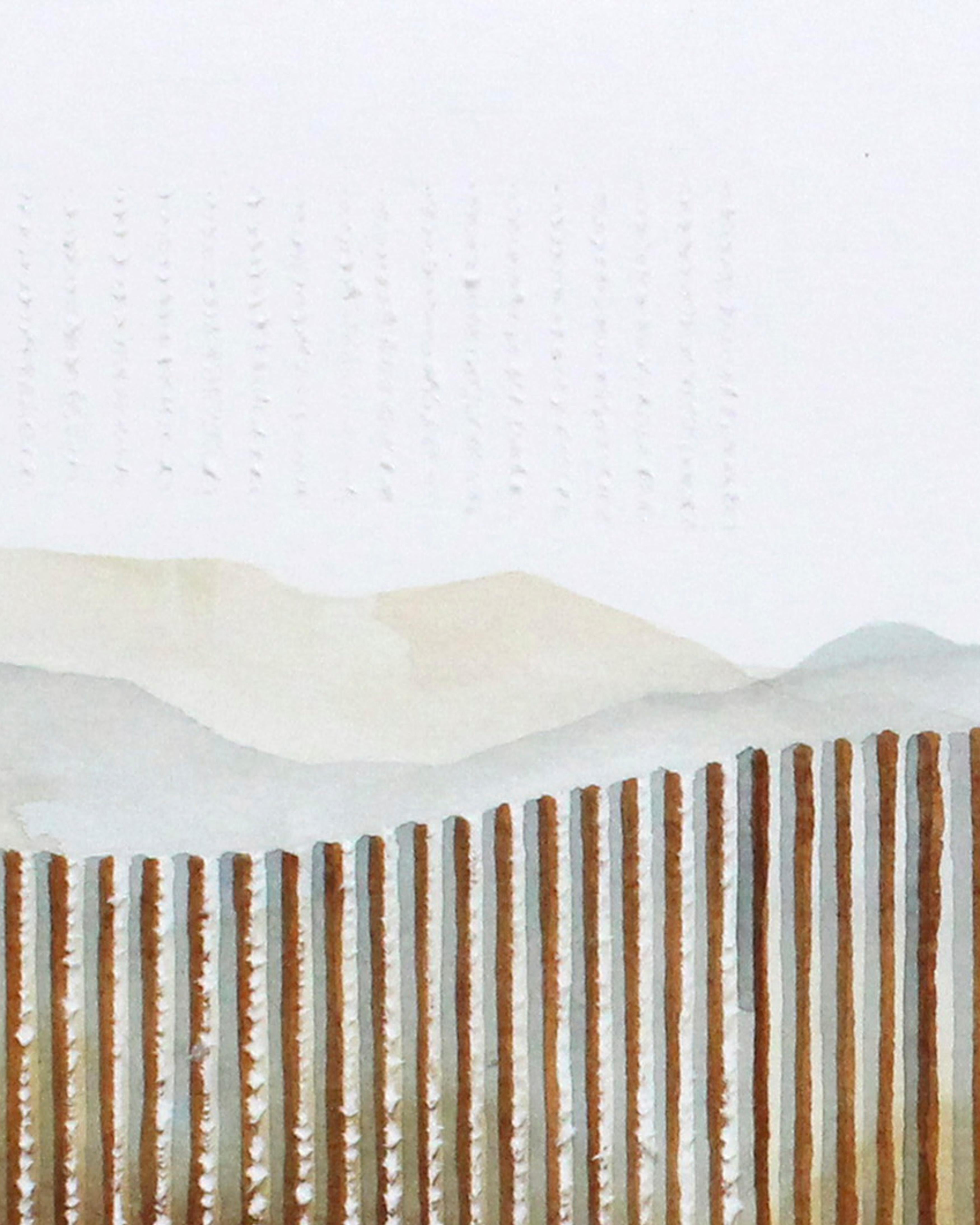 Composing Lines, aquarelle contemporaine originale encadrée de Stefan Gevers en vente 2