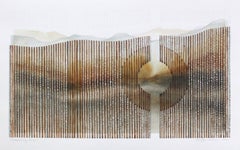 Composing Lines, original Stefan Gevers framed contemporary watercolour