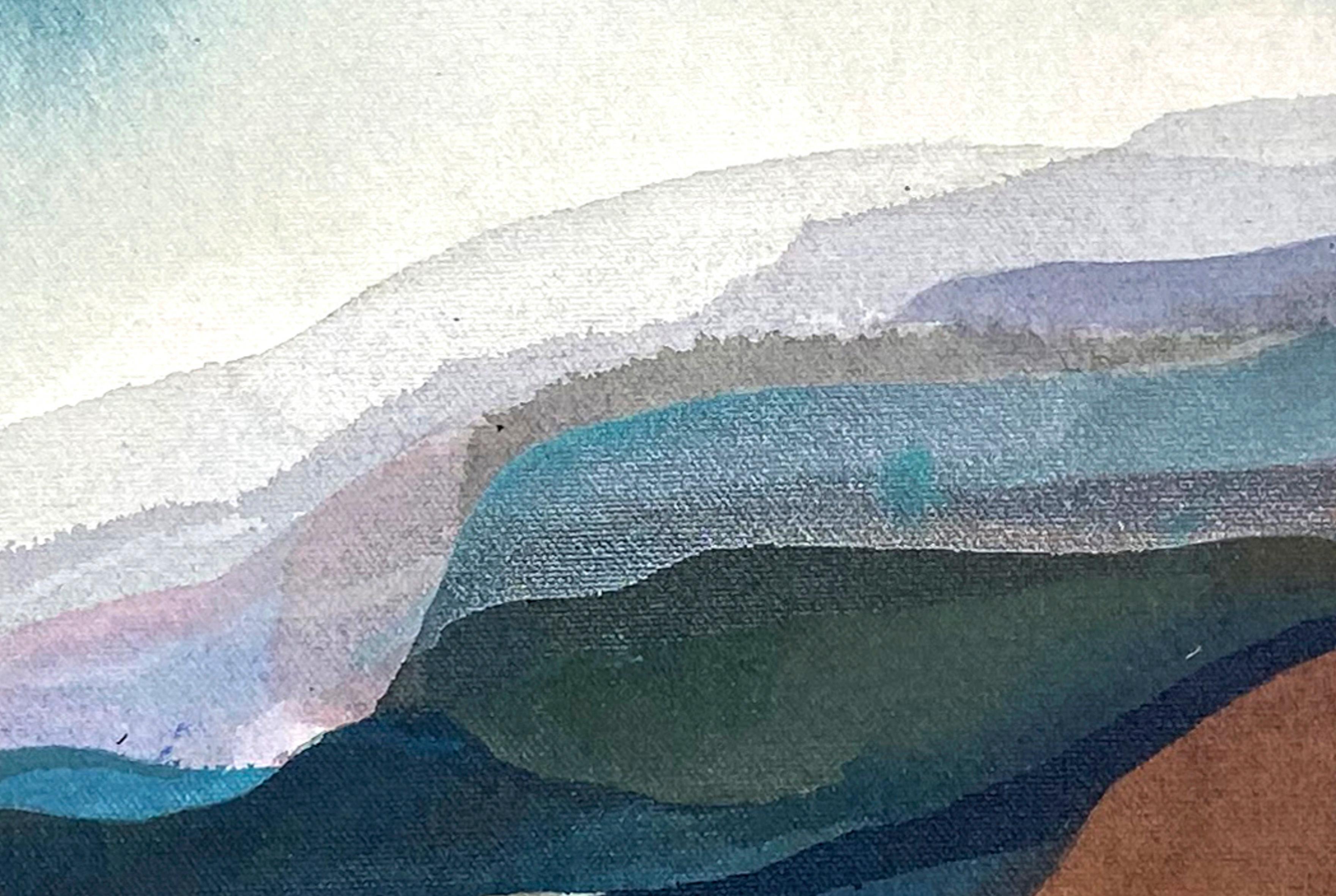 Quiet Composition #1, zeitgenössische Landschaftsmalerei von Stefan Gevers im Angebot 4