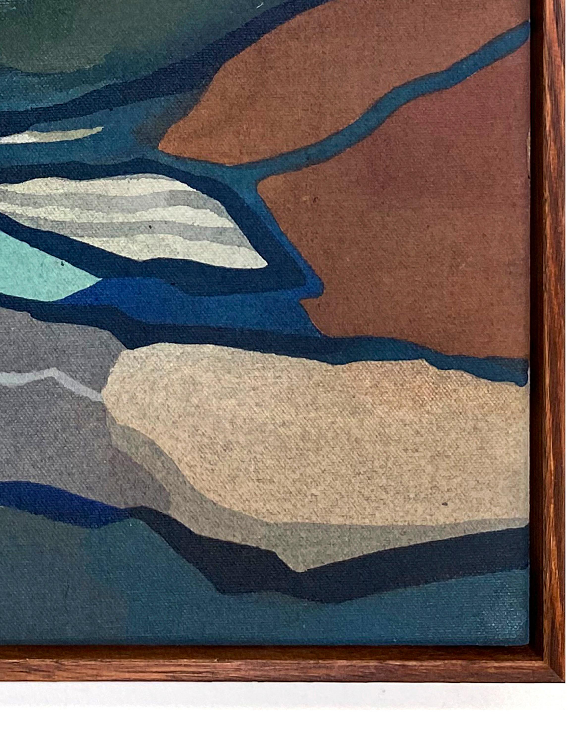 Quiet Composition #1, zeitgenössische Landschaftsmalerei von Stefan Gevers im Angebot 7