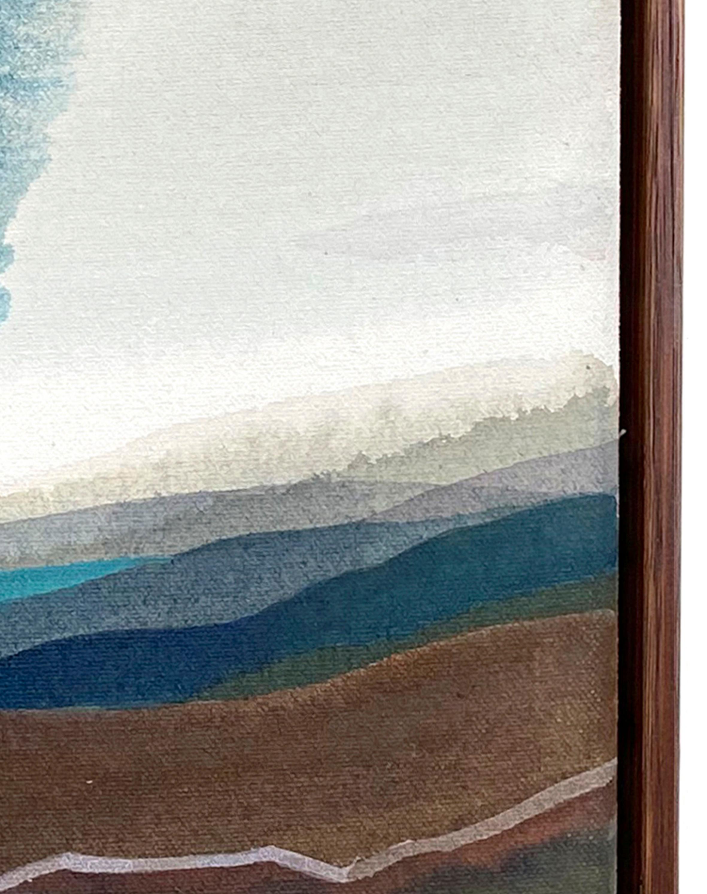 Quiet Composition #5, quadro di paesaggio contemporaneo incorniciato di Stefan Gevers in vendita 4