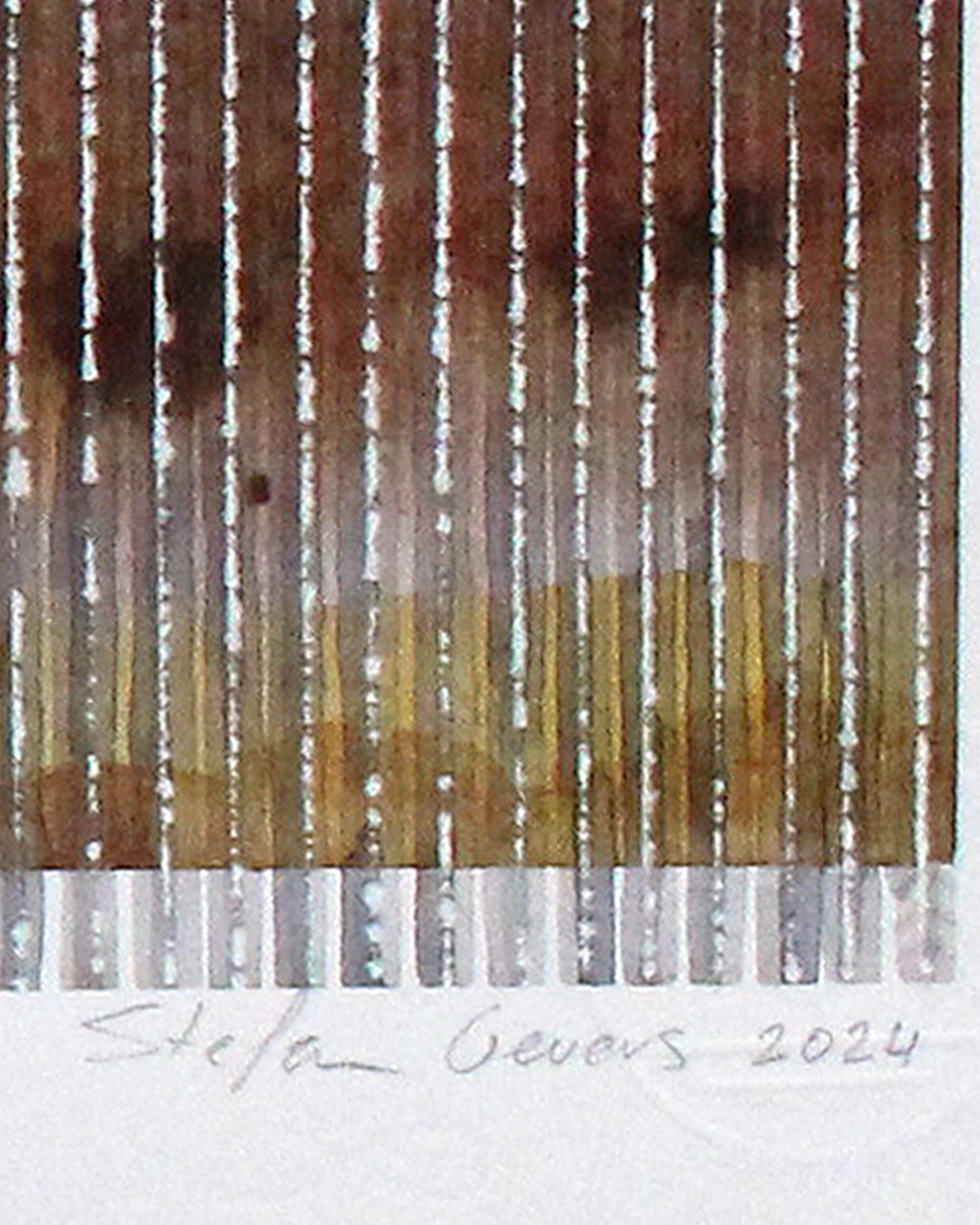 Second Sight, original Stefan Gevers, gerahmtes zeitgenössisches Aquarell, Landschaft im Angebot 2
