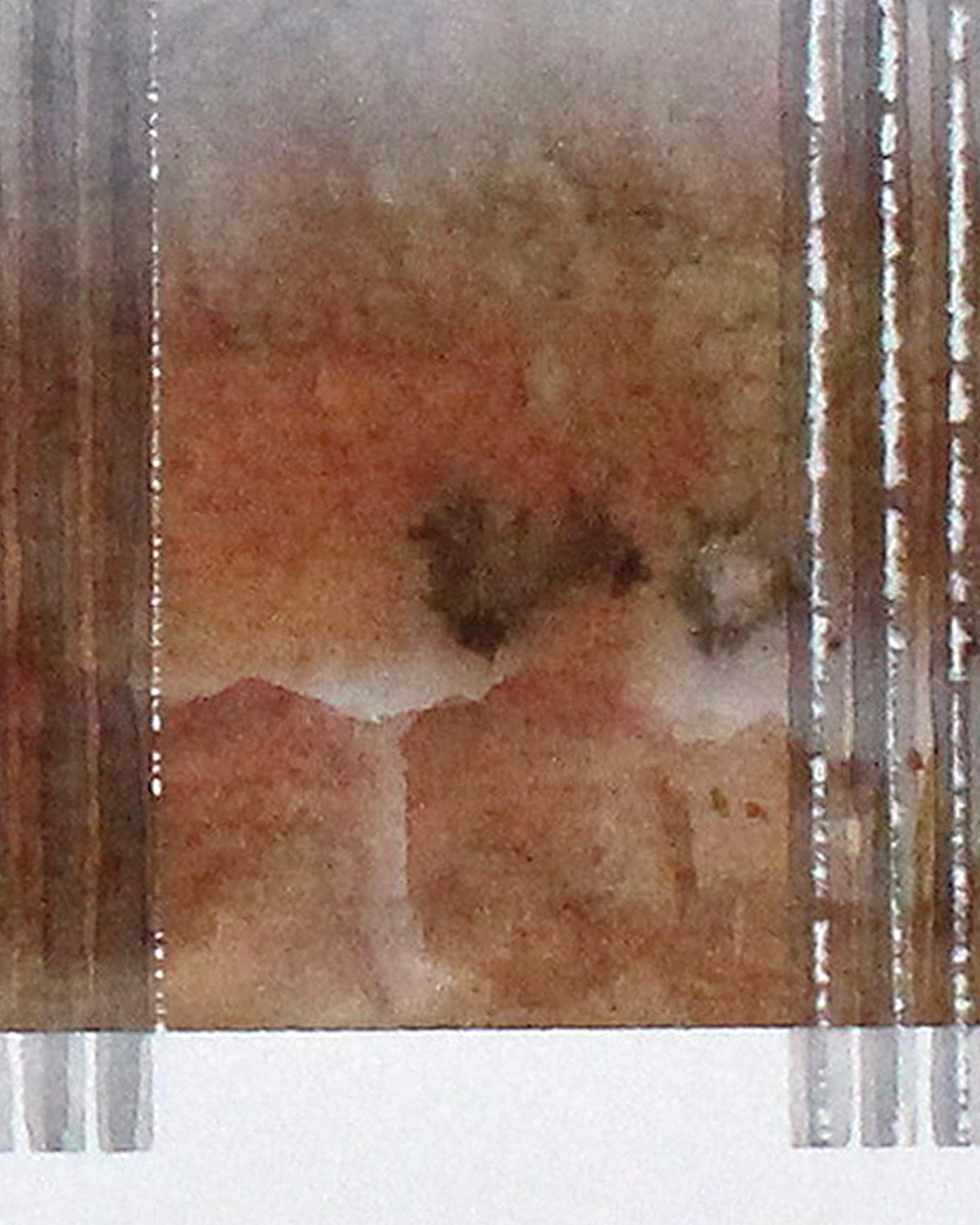 Second Sight, original Stefan Gevers, gerahmtes zeitgenössisches Aquarell, Landschaft im Angebot 4