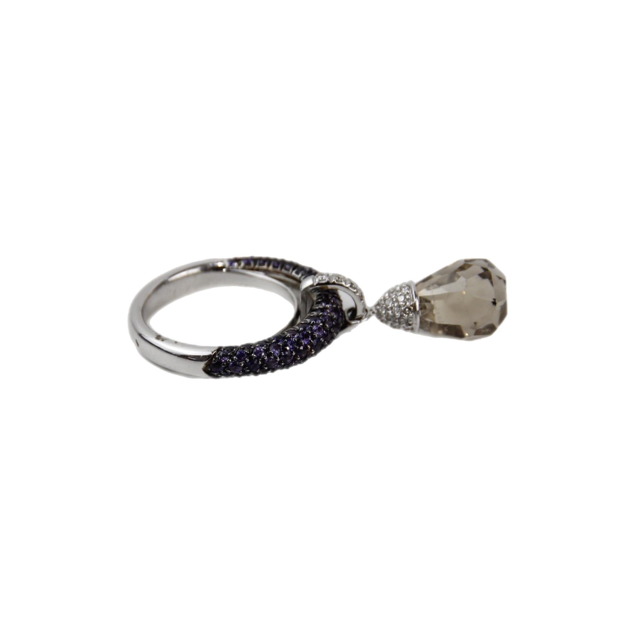 Diamant: 0,31ctw
Saphir: 1.85ctw
Ringgröße: 7